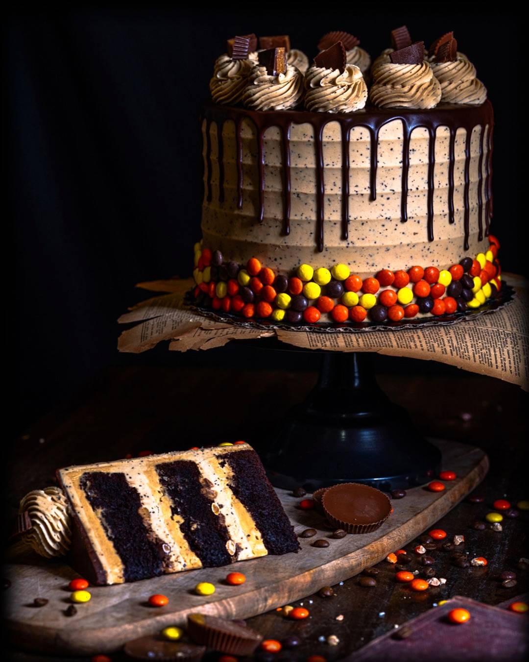 Peanut Butter Cold Brew Cake