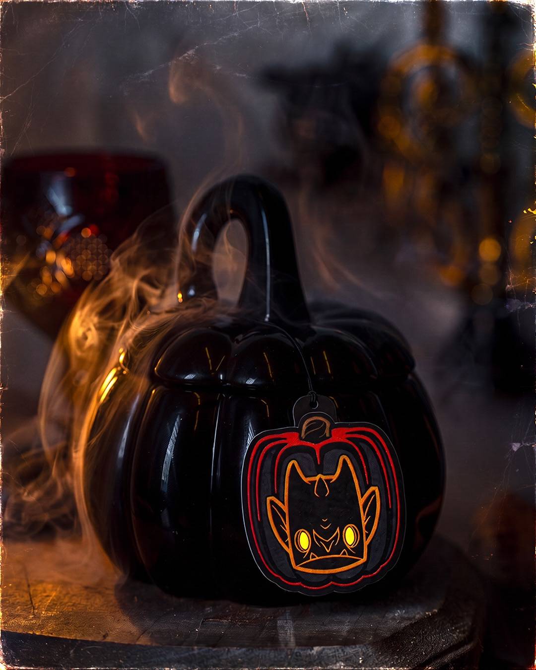 Ceramic Pumpkin Candle