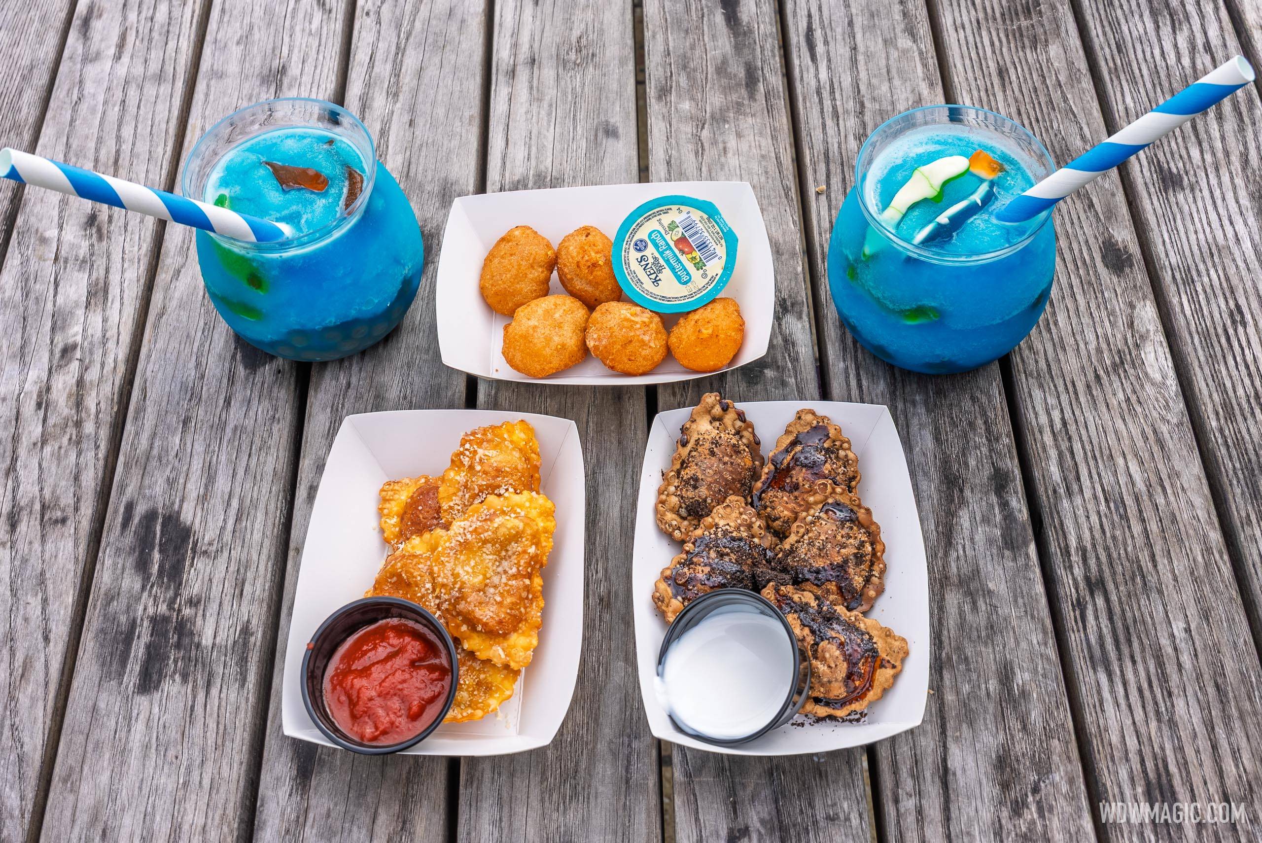 GRAB-N-GOOF Kiosk and Food