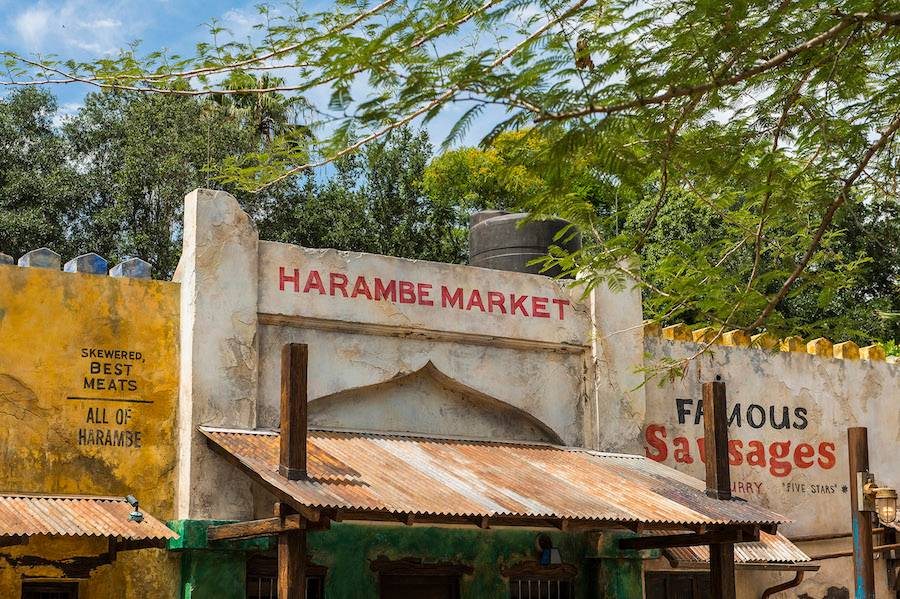 Harambe Market behind the walls