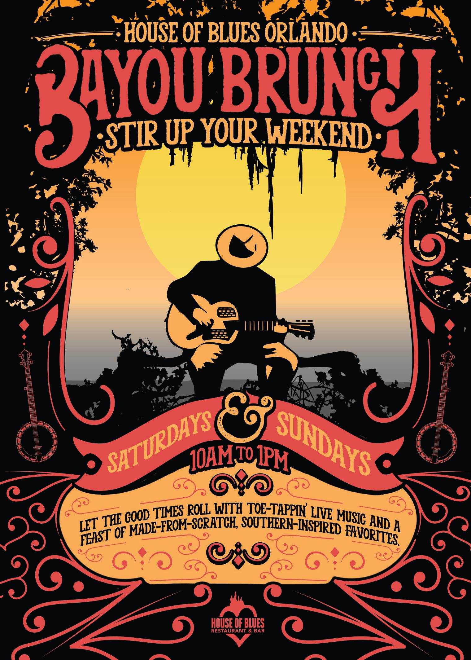 House of Blues Orlando launching Bayou Brunch this weekend at Disney Springs