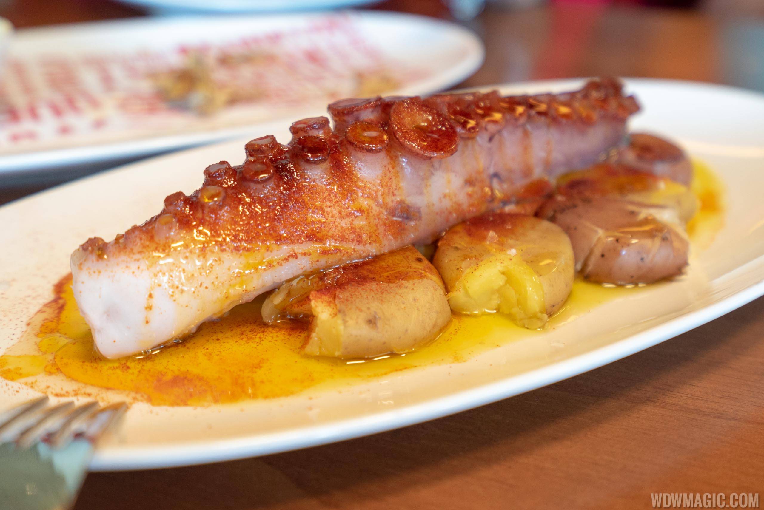 Chef's tasting menu: José's Way - Boiled octopus with peewee potatoes, pimentón and extra virgin olive oil