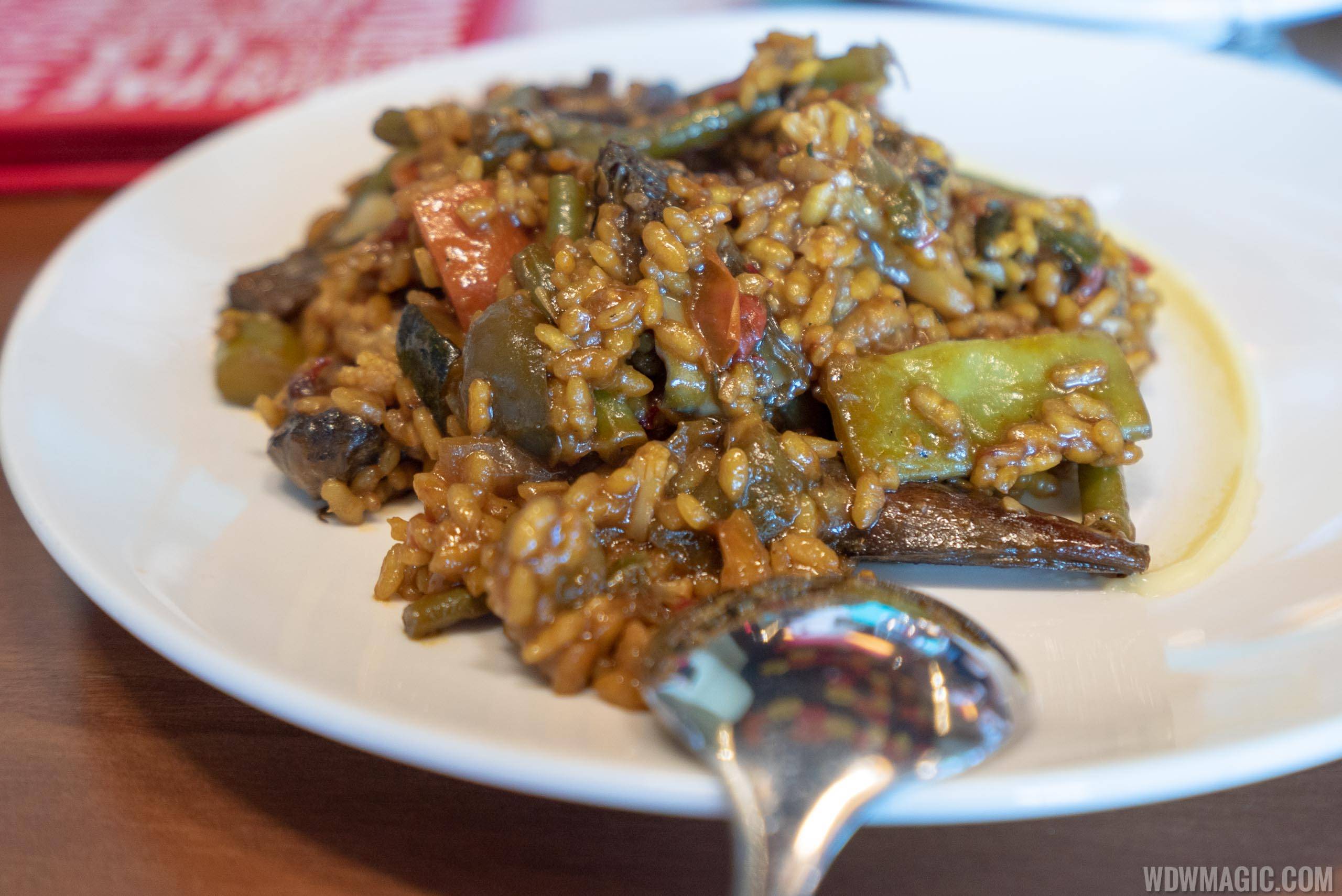 Chef's tasting menu: José's Way - A traditional paella of seasonal vegetables and mushrooms