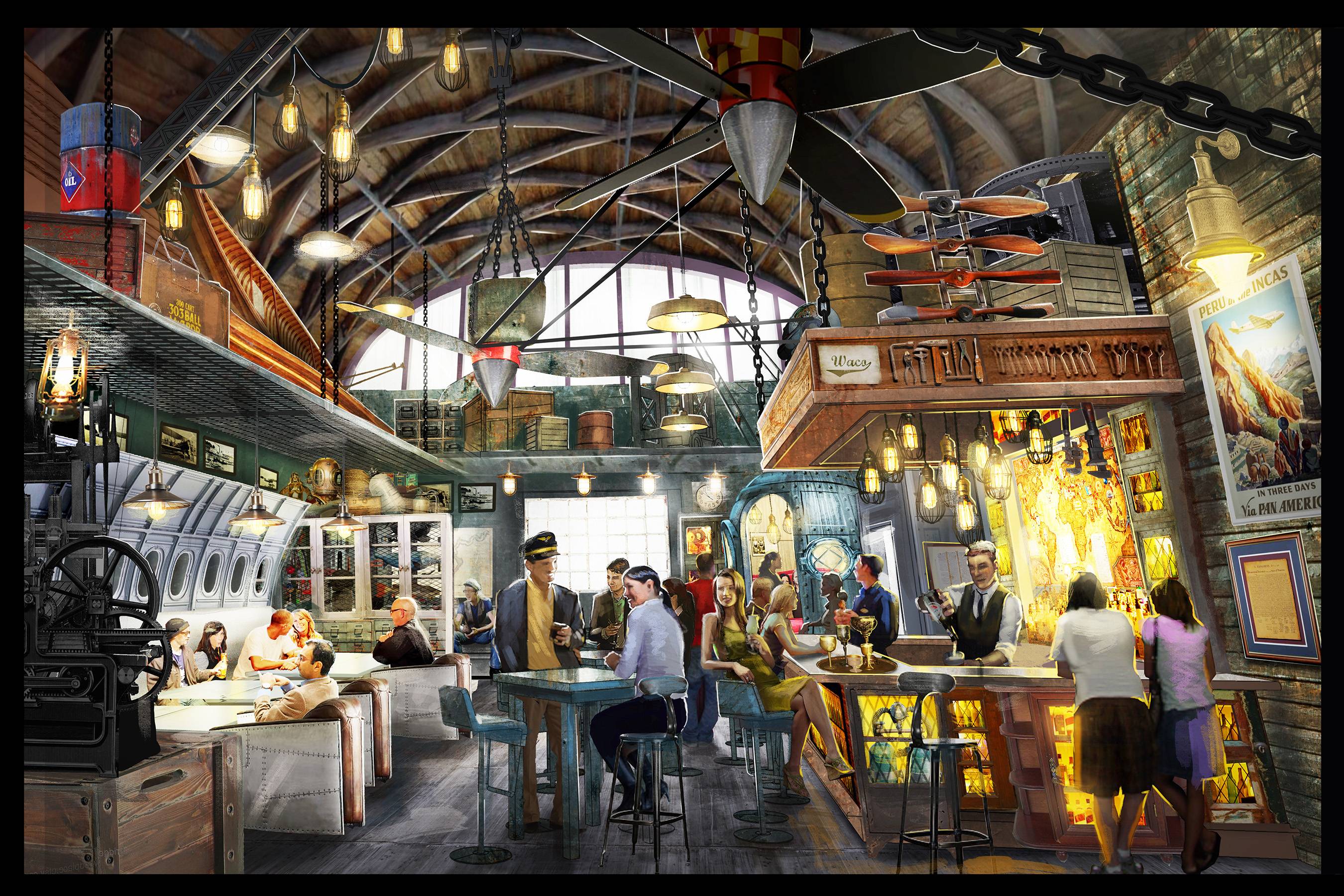 Indiana Jones inspired 'Jock Lindsey's Hangar Bar' officially announced for Disney Springs