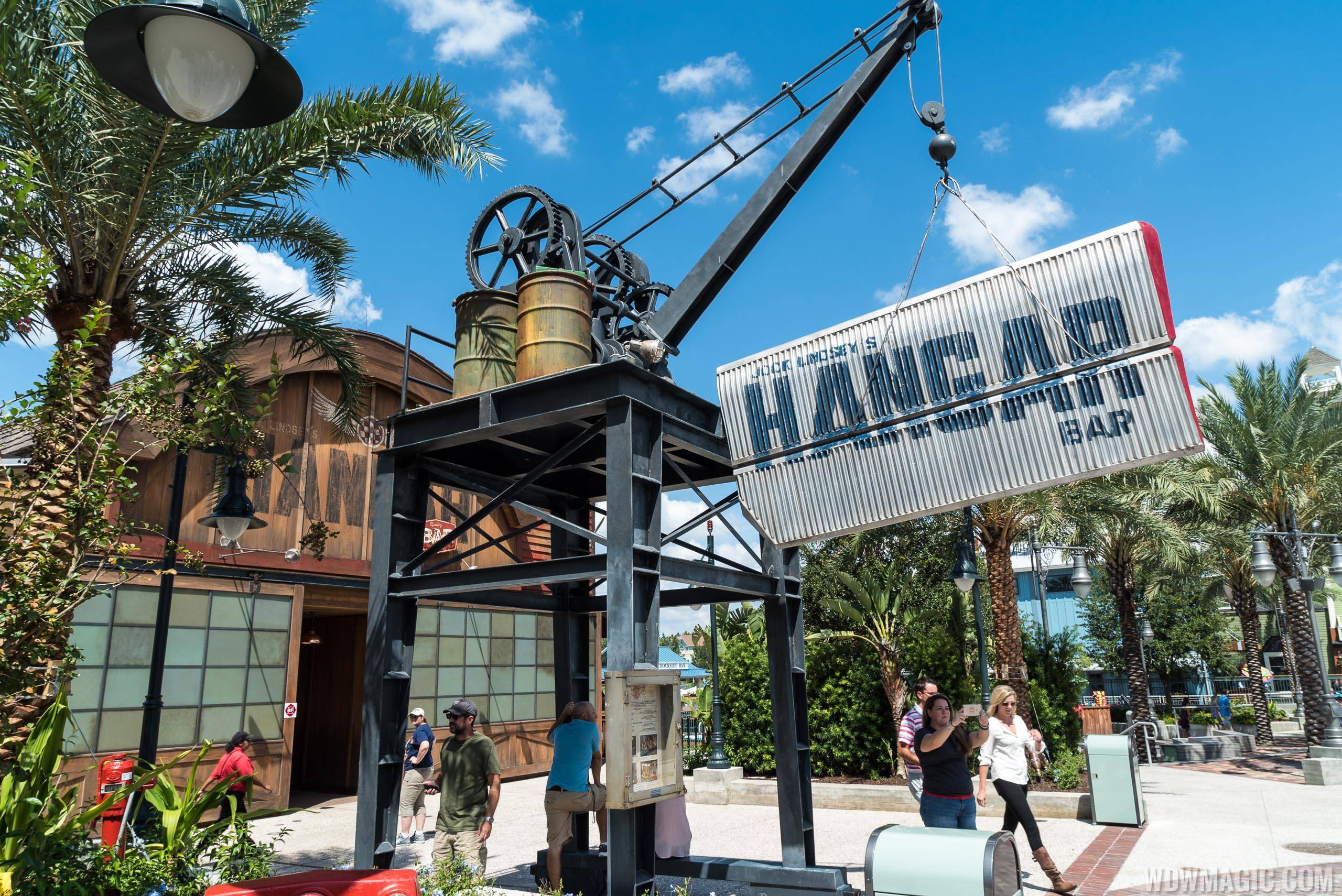 Jock Lindsey's Hangar Bar opening day