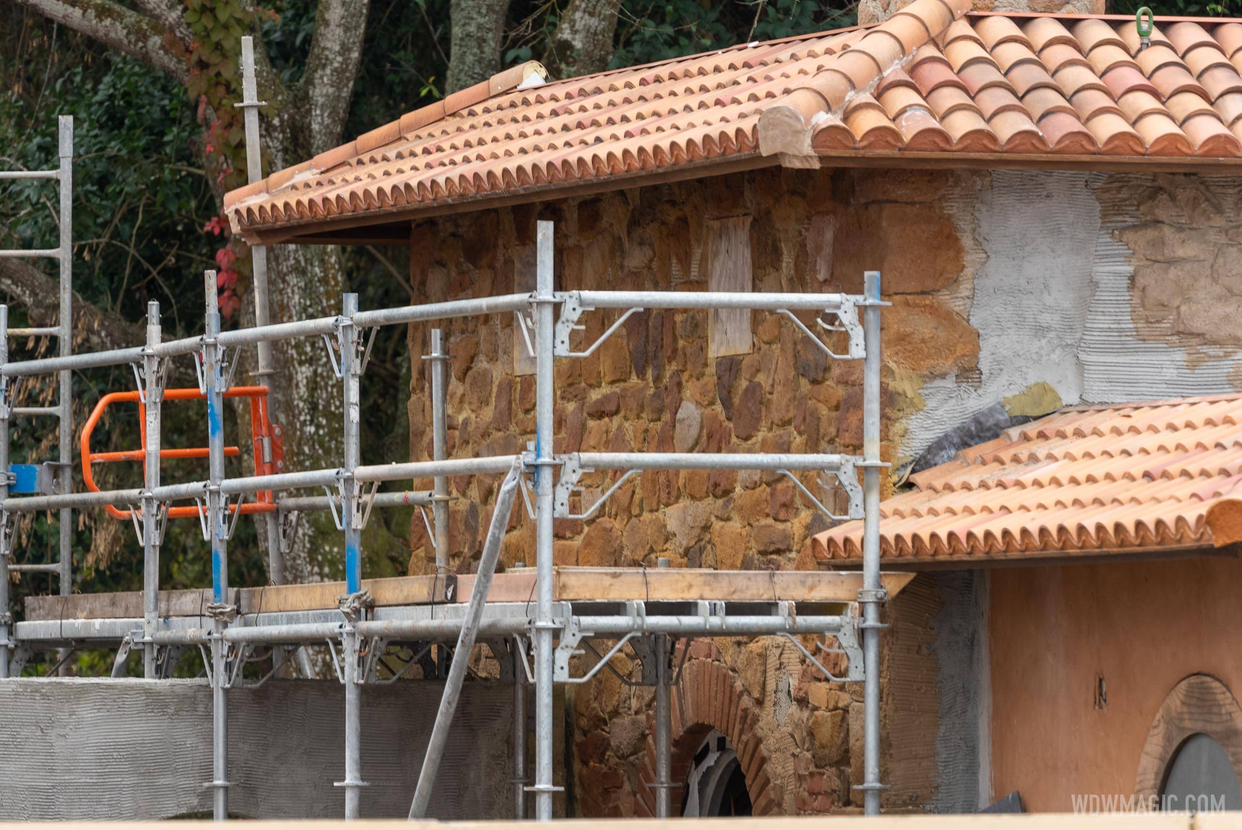 Gelateria Toscana construction - January 26 2021
