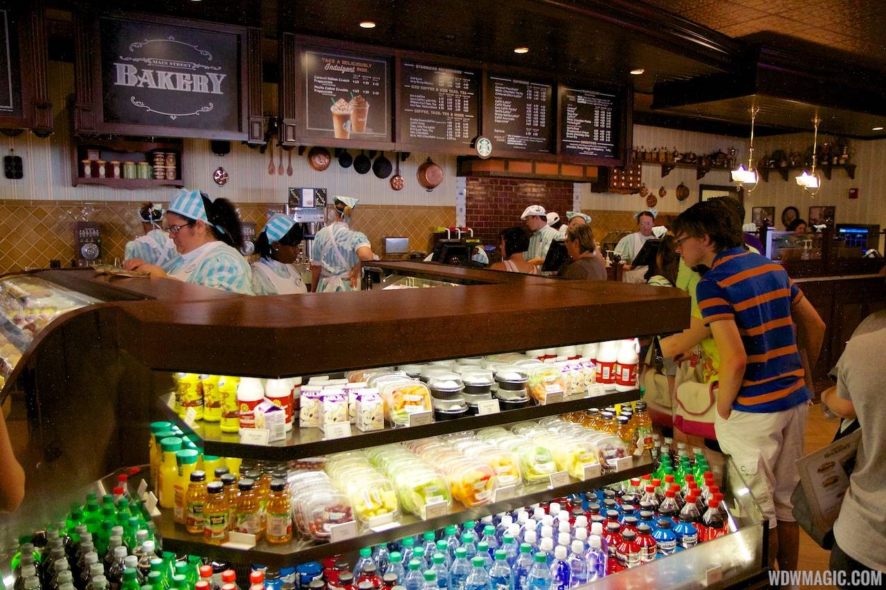 Inside the Starbucks Main Street Bakery - Grab and go