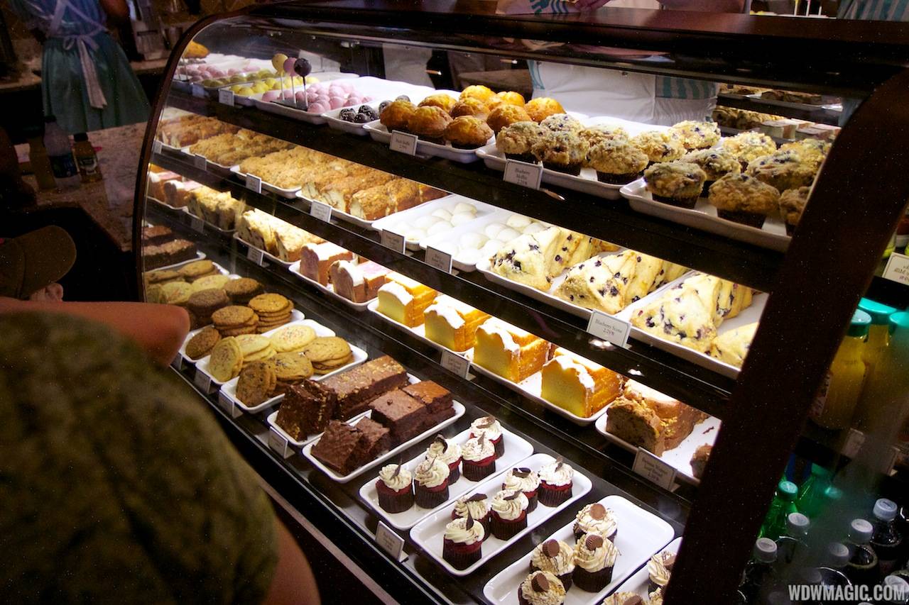Inside the Starbucks Main Street Bakery - Pastries and baked goods