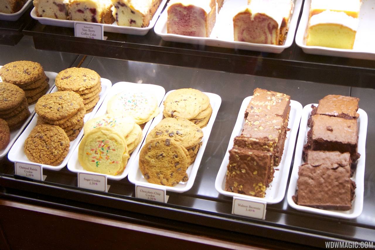 Inside the Starbucks Main Street Bakery - Cookies and brownies