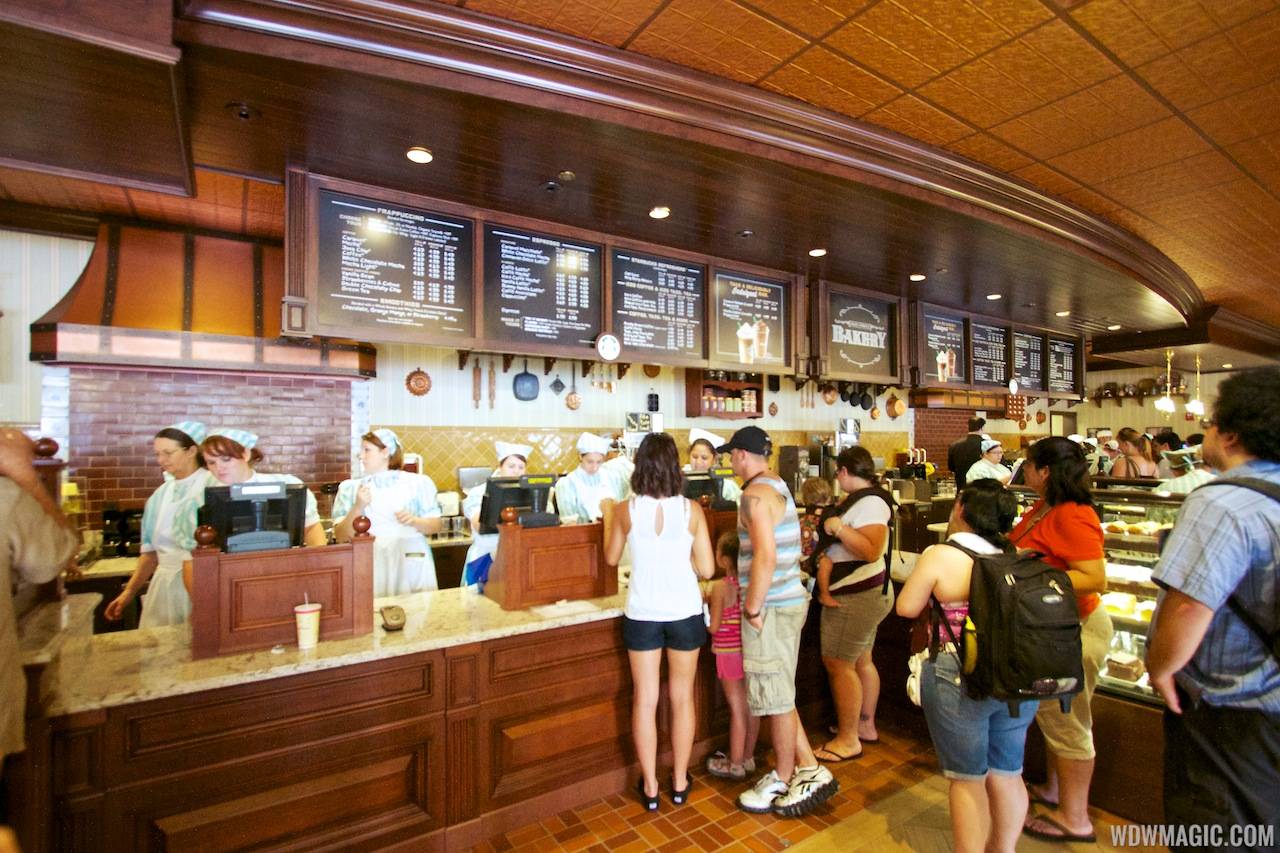 PHOTOS - Inside opening day at the new Starbucks Main Street Bakery in the Magic Kingdom