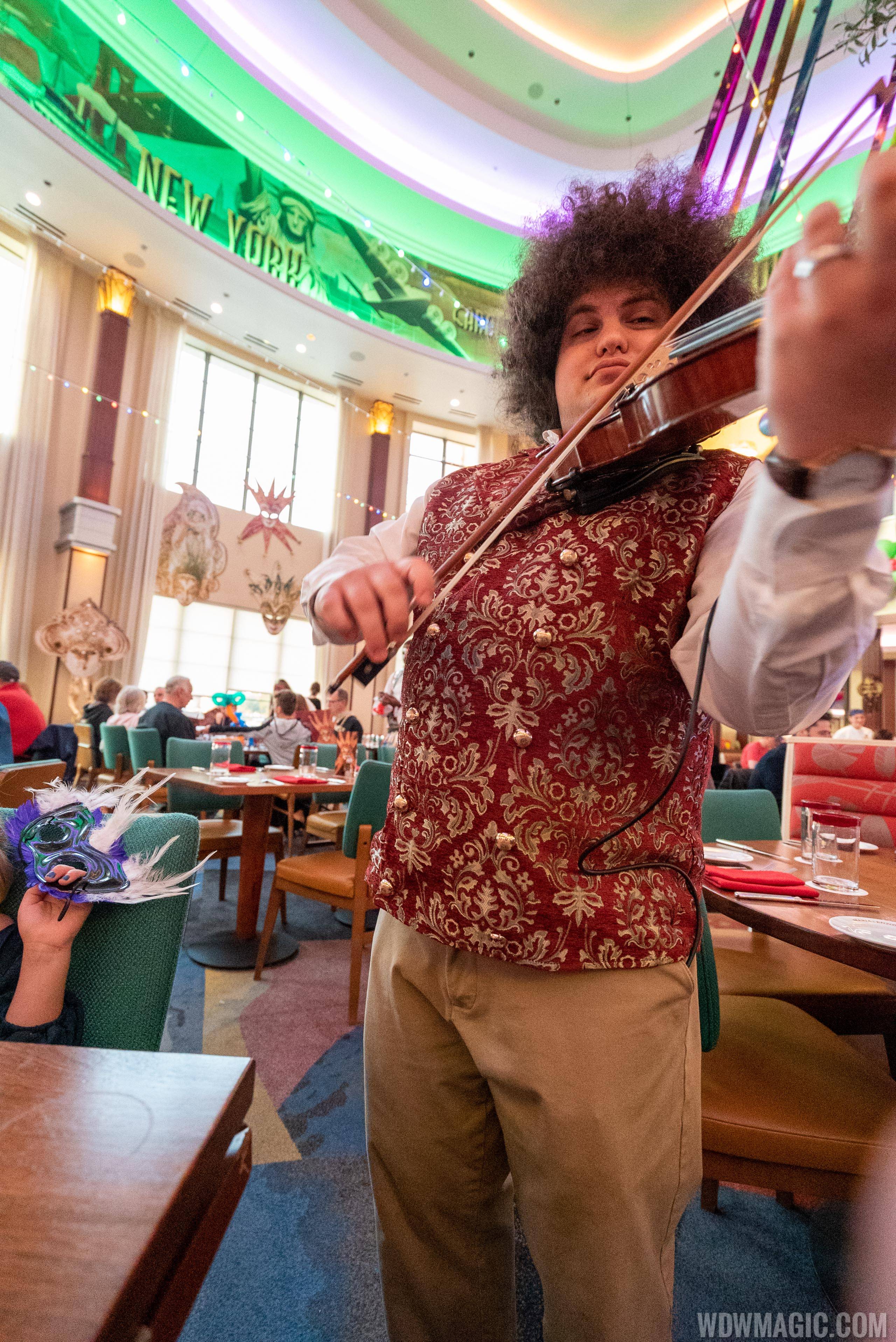 Maria and Enzo's Carnevale - Tableside violin