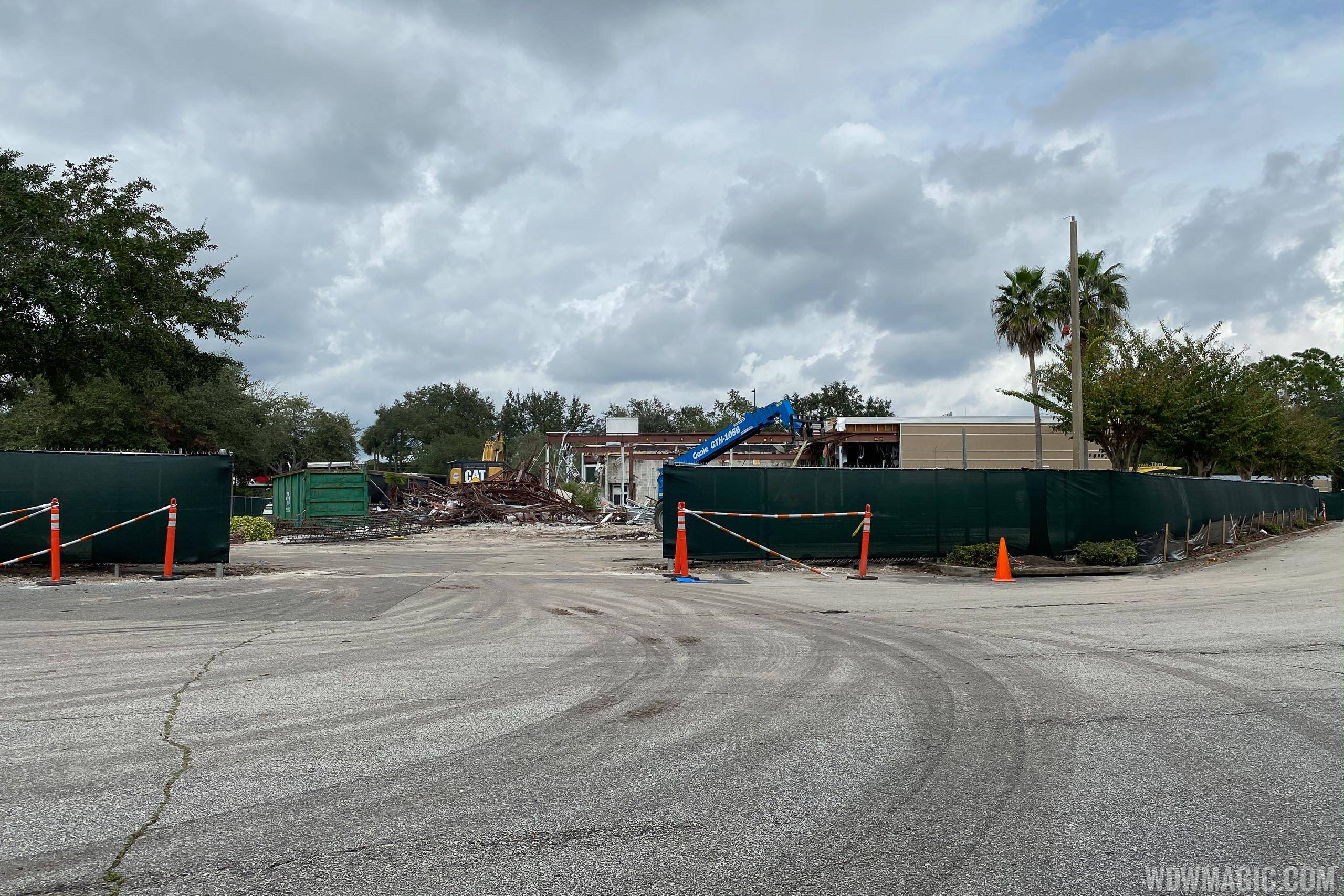McDonald's at the All Star Resorts area demolition