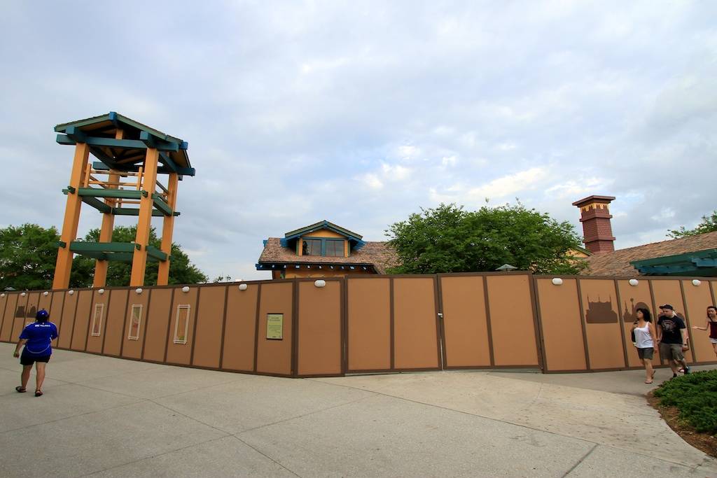Downtown Disney McDonald's now closed and walled off