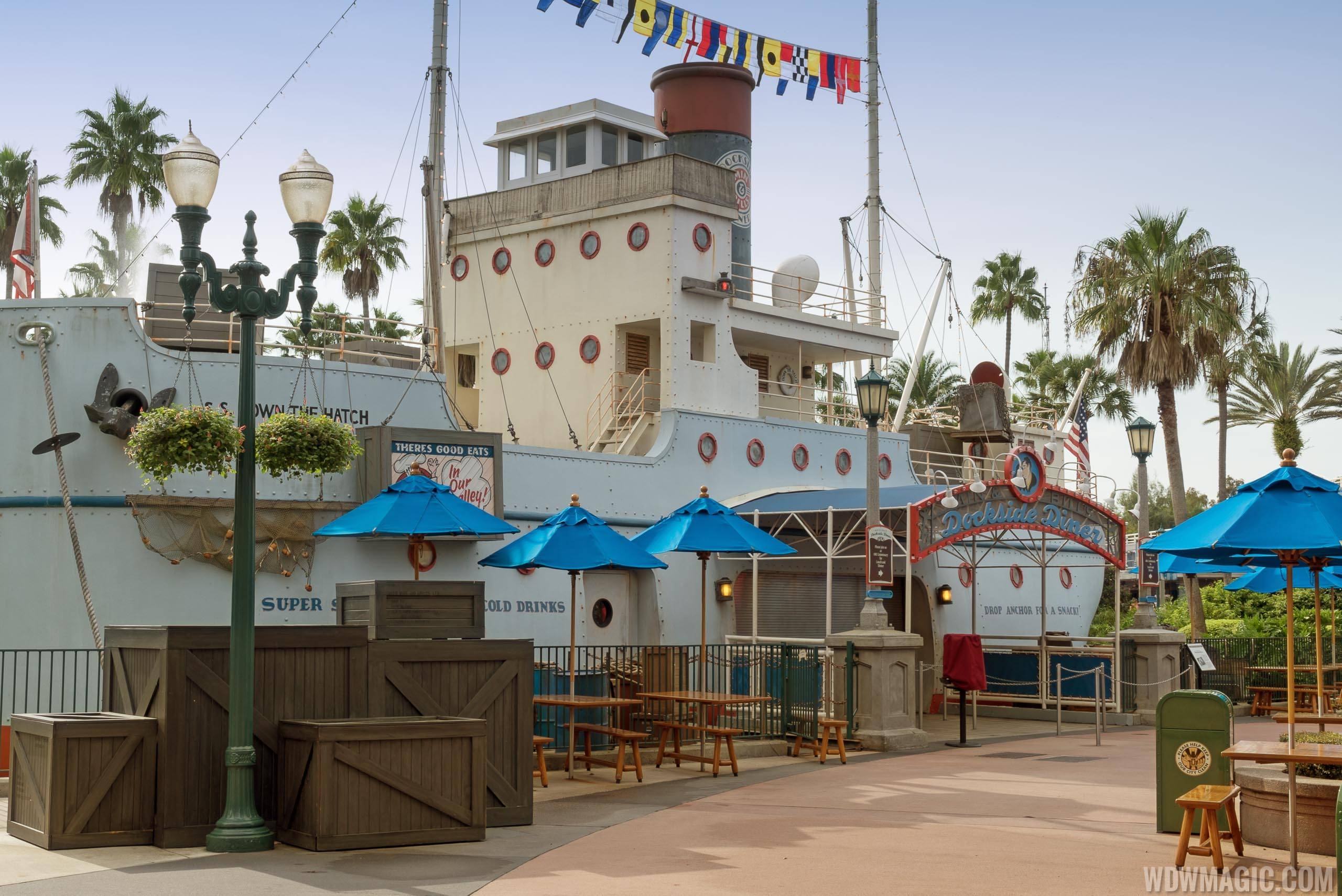 Min and Bill's Dockside Diner at the studios expands it's menu