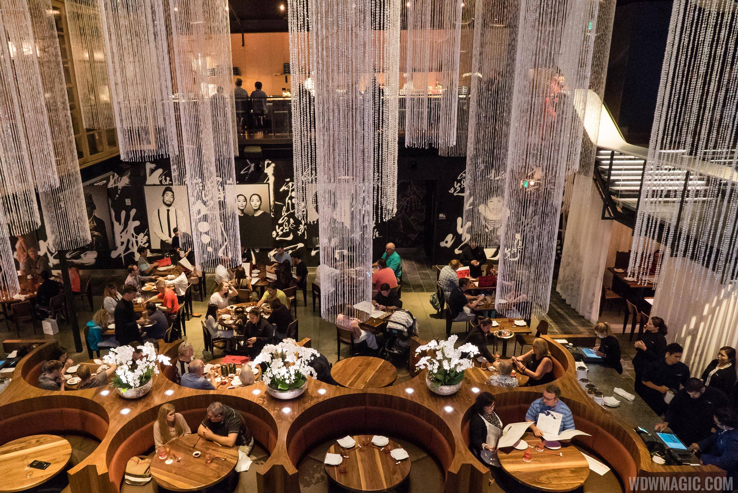 Morimoto Asia - Mai dining room viewed from second level