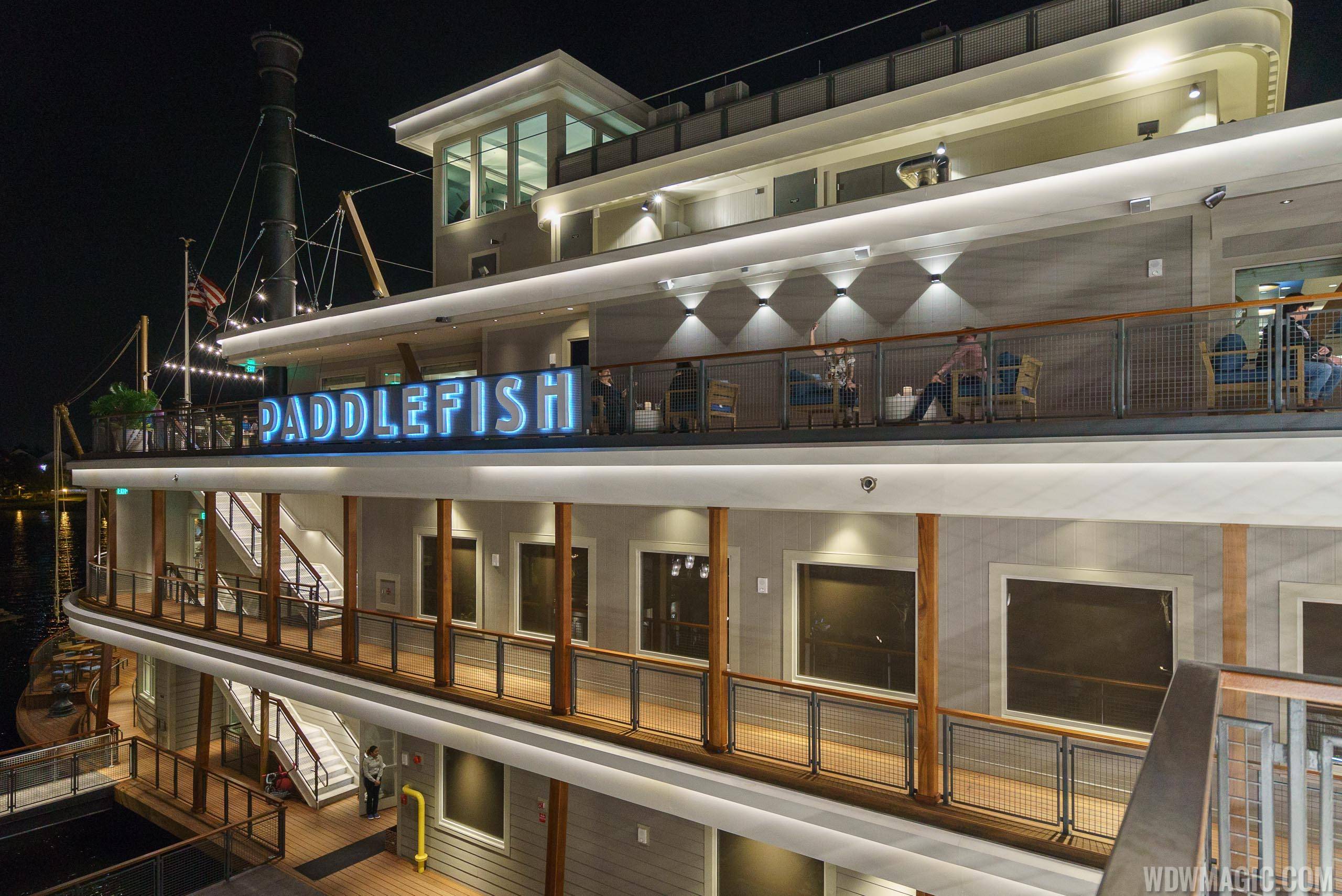 Paddlefish - View of all three decks