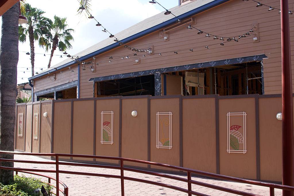 South American Restaurant construction underway at Downtown Disney