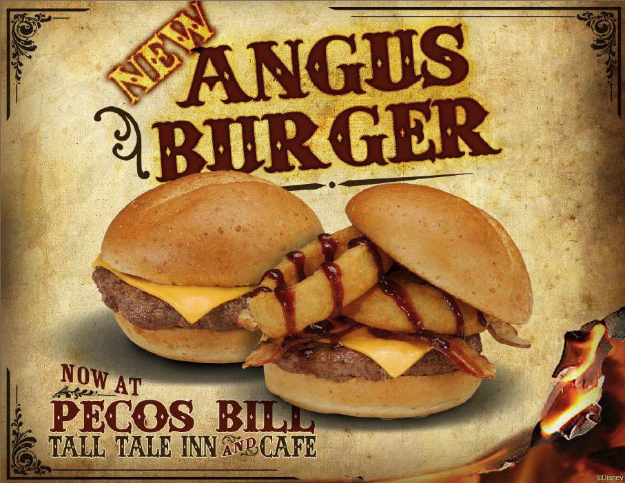 New speciality angus burgers offered at Pecos Bills