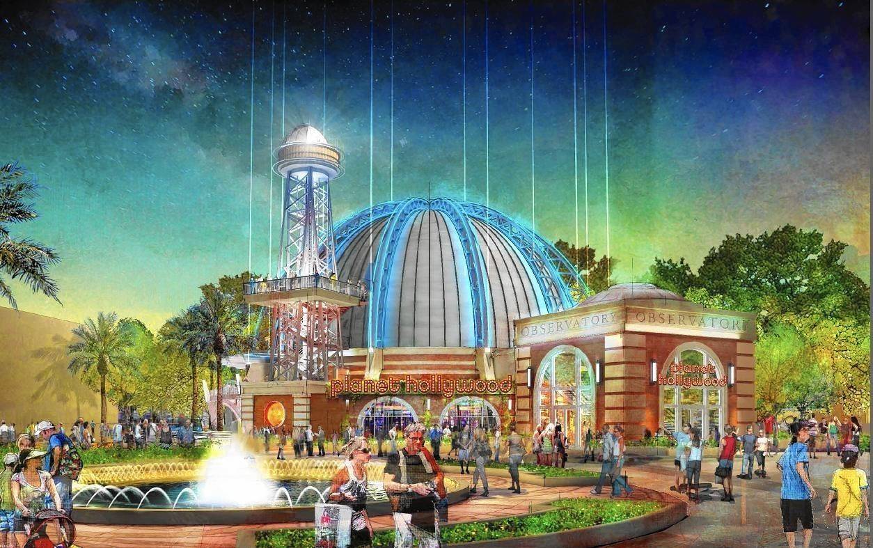 PHOTO - Disney Springs Planet Hollywood Observatory concept art