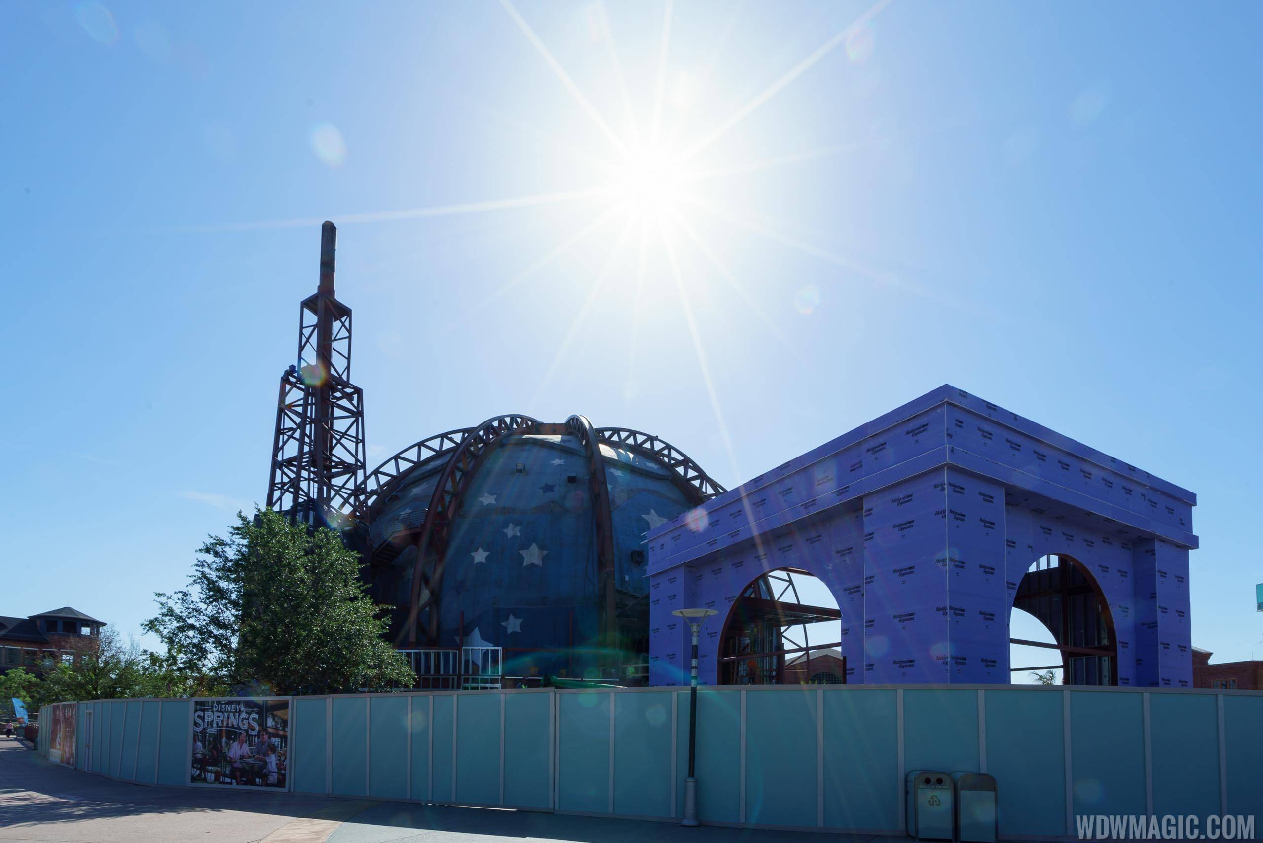 PHOTOS - Planet Hollywood Observatory construction at Disney Springs