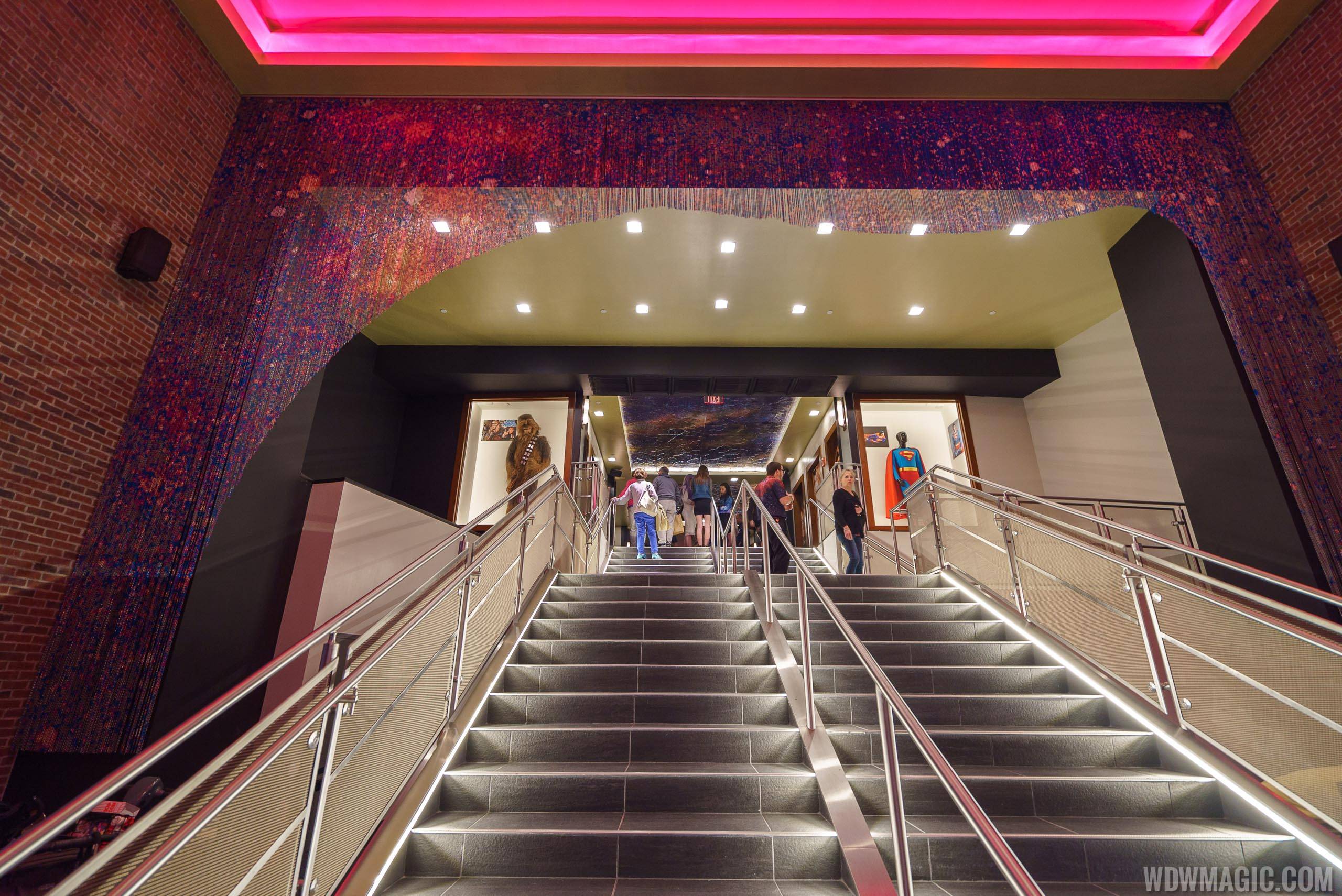 Planet Hollywood Observatory - Staircase up to the dining rooms