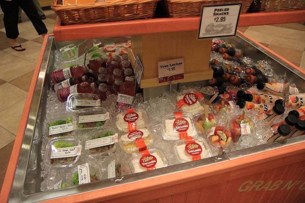 Healthy grab and go items