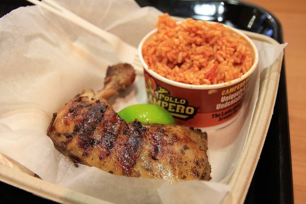 The quarter chicken and rice $6.99
