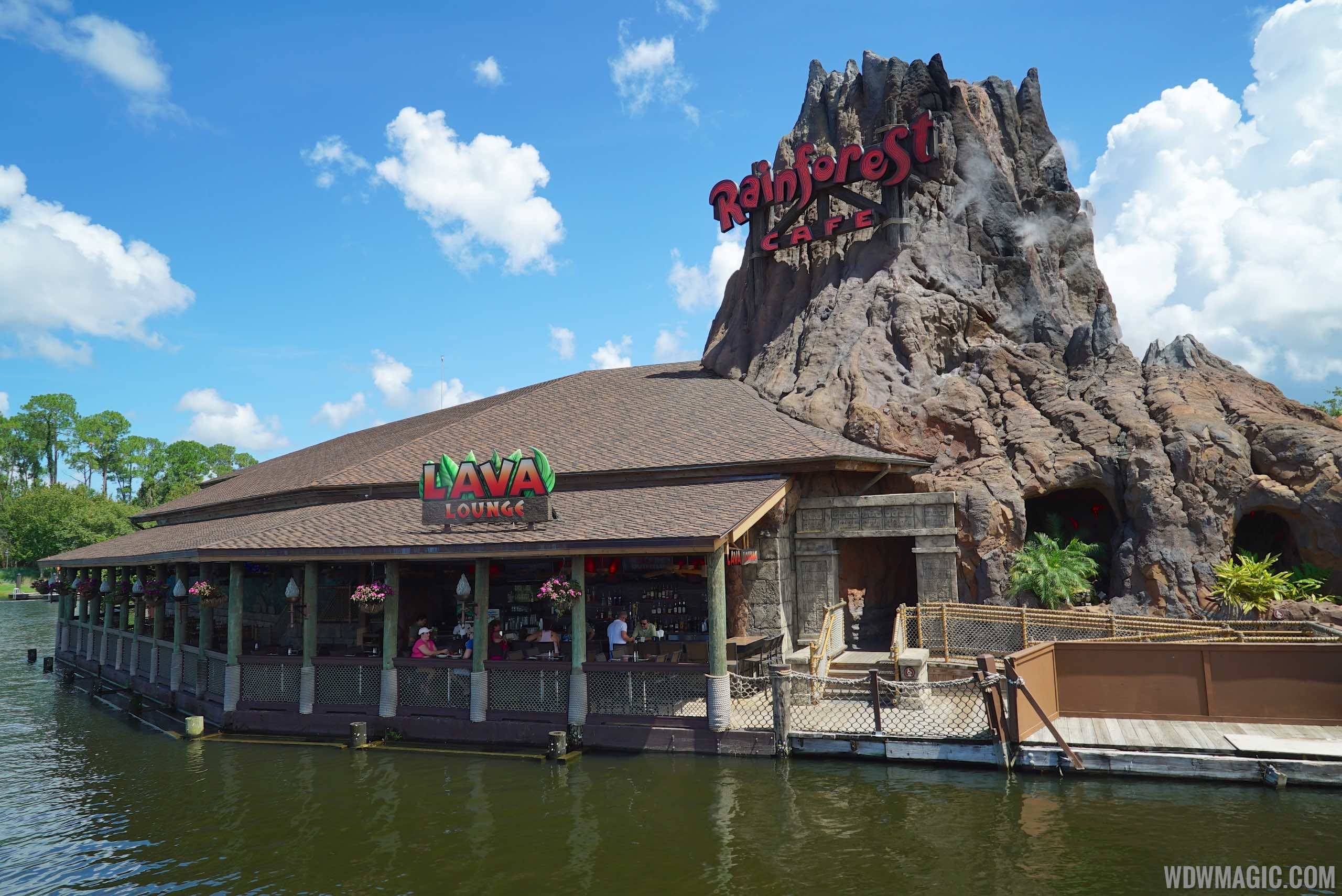 Rainforest Cafe Lava Lounge Disney Springs