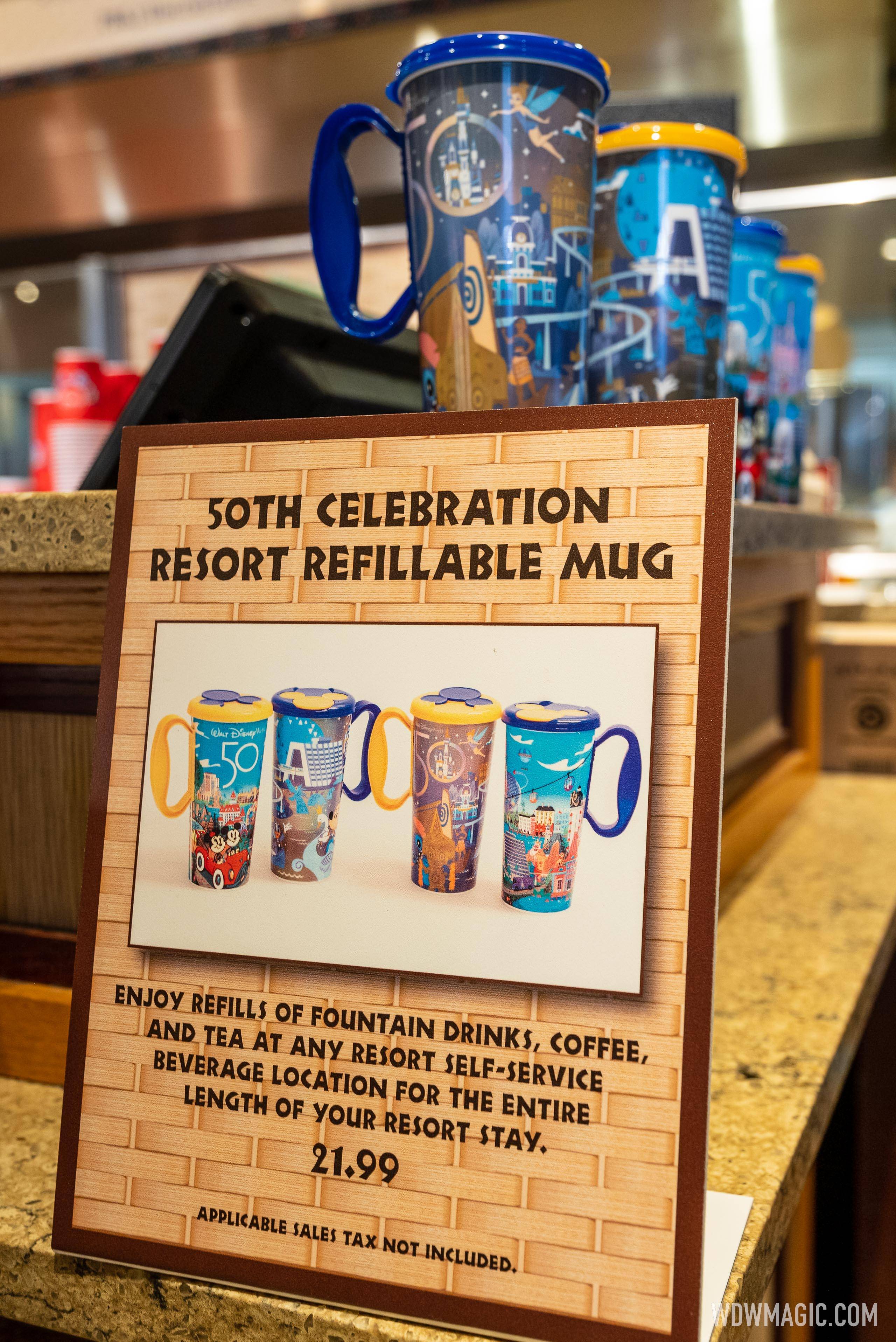 Disney World Resort Hotel Refillable Mugs for 2024