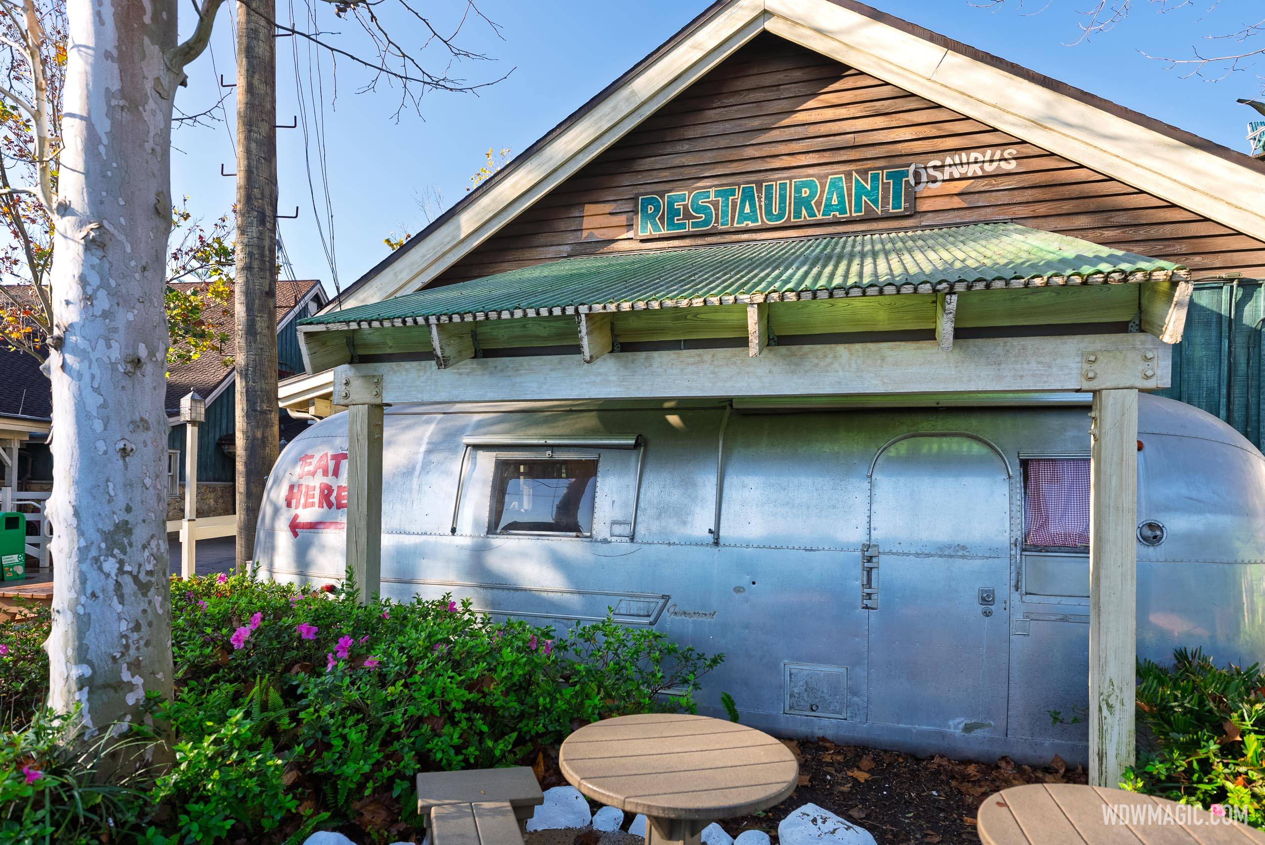 Restaurantosaurus at Disney's Animal Kingdom offering breakfast during the Christmas period