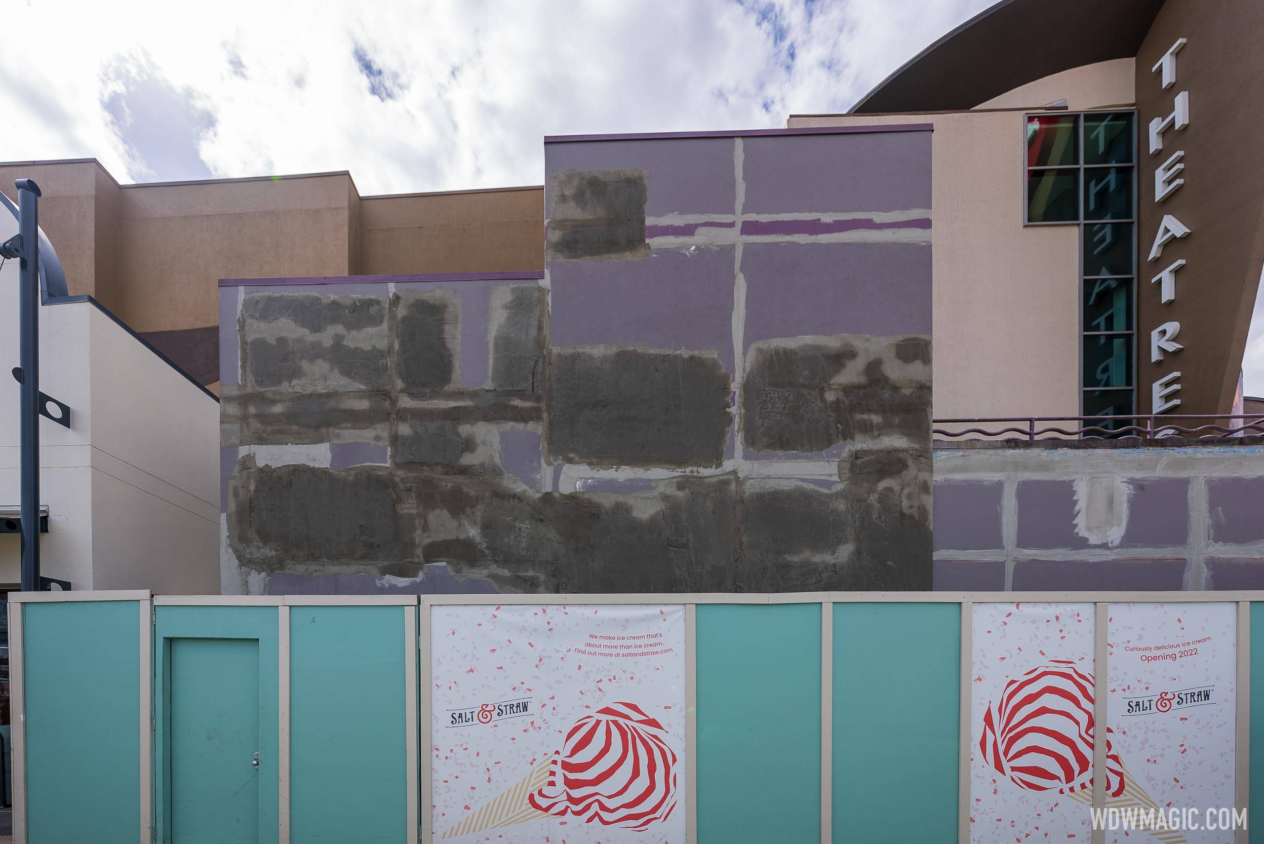 Salt and Straw Disney Springs construction - March 14 2022