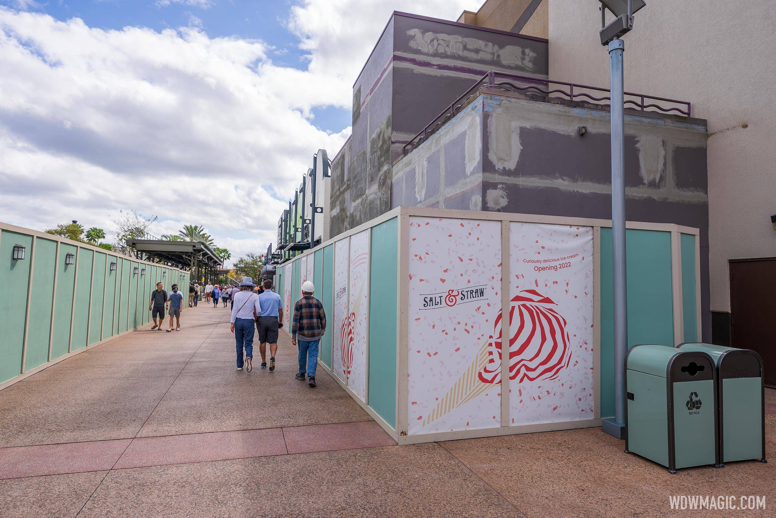 Salt and Straw Disney Springs construction - March 14 2022