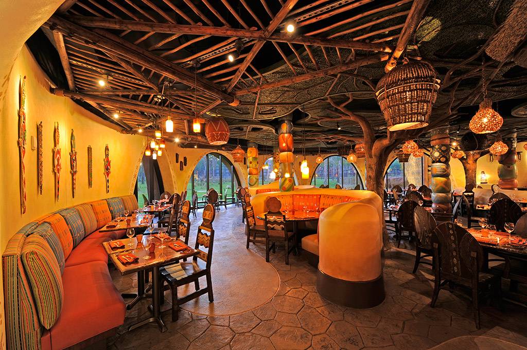 The Sanaa dining room. Copyright 2009 The Walt Disney Company.
