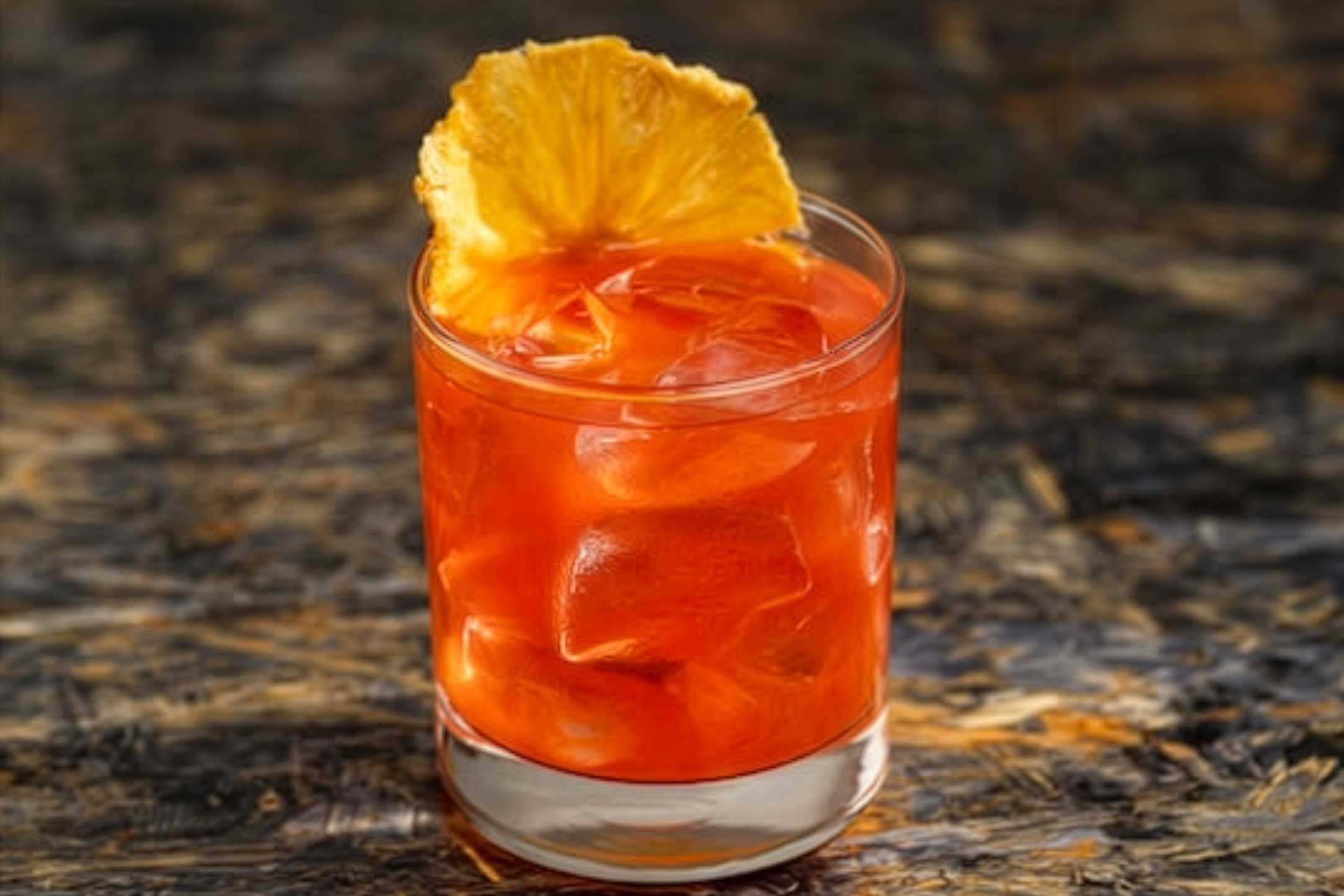 Pandoran Sunrise with Rum