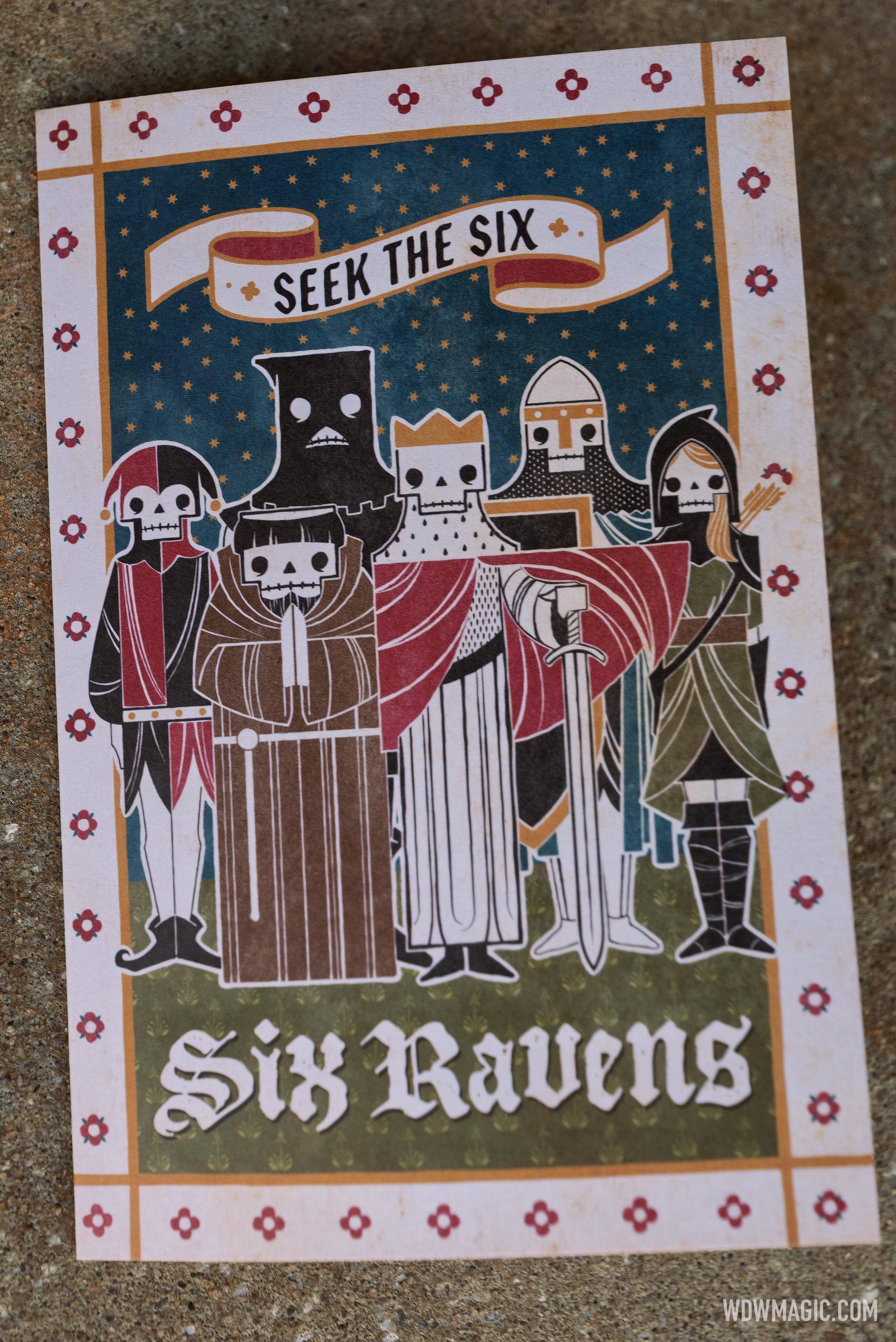 Six Ravens menu