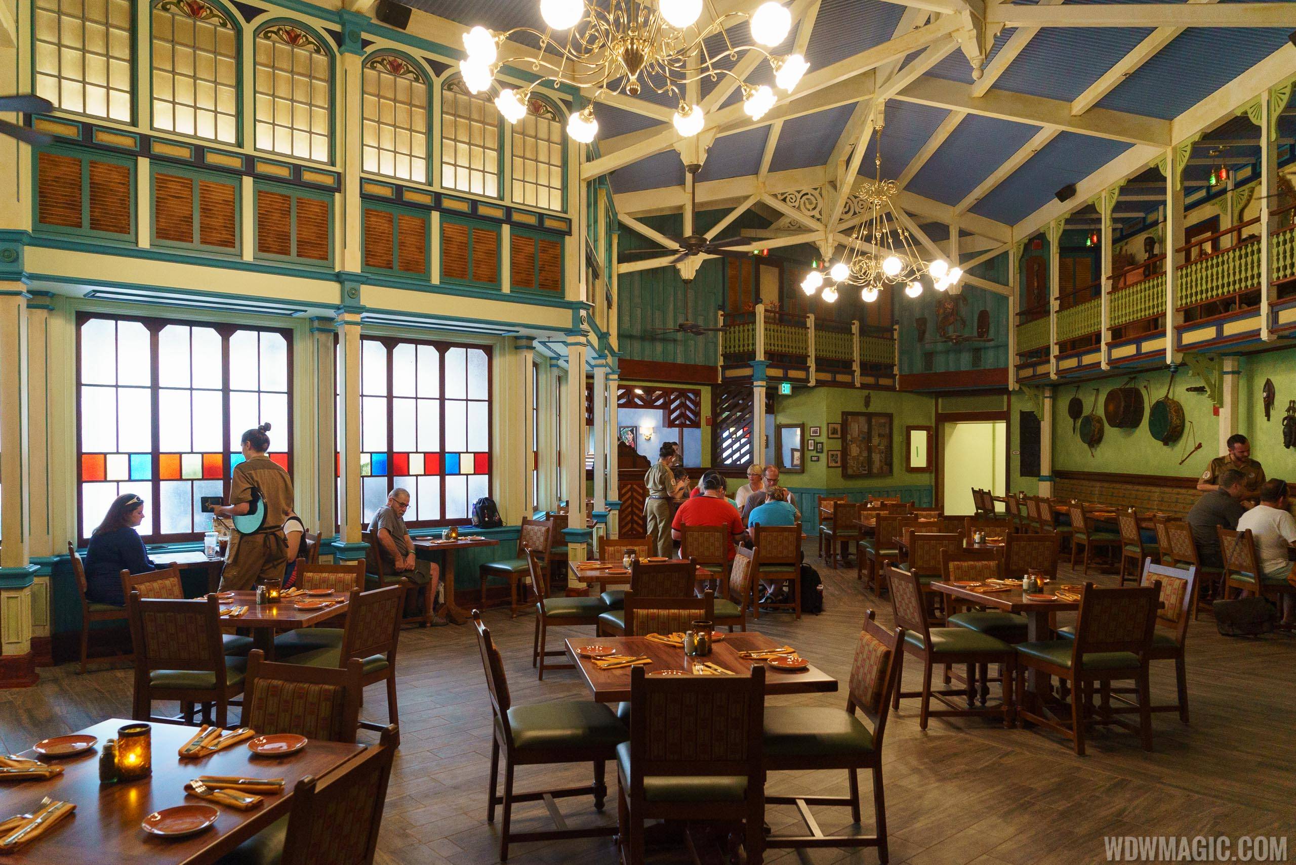 Jungle Cruise Skipper Canteen - Mess Hall dining room