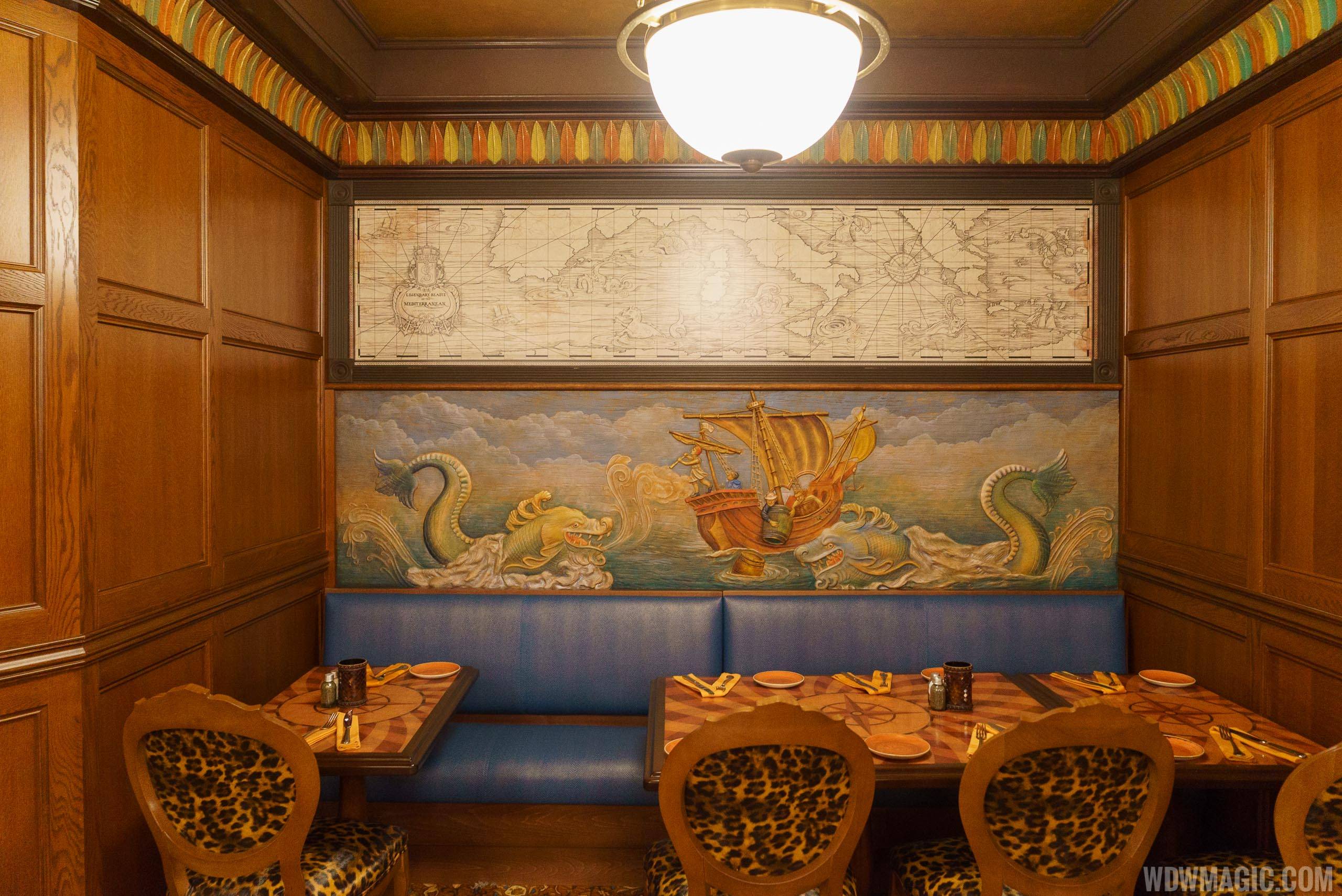 Jungle Cruise Skipper Canteen - S.E.A. dining room booth