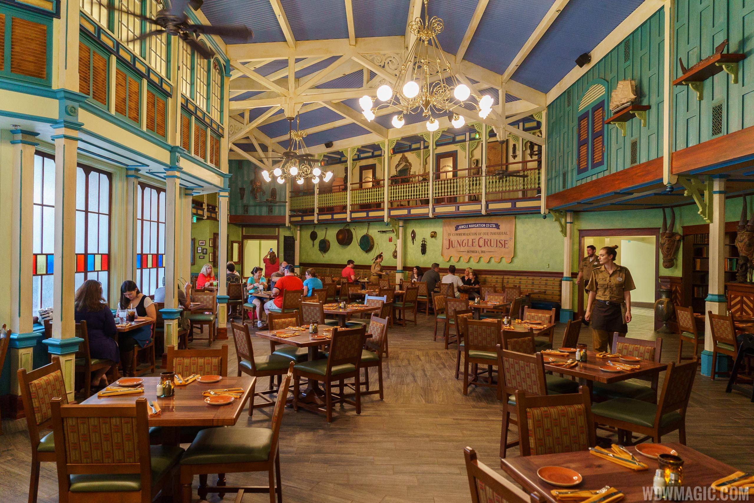 Jungle Cruise Skipper Canteen - Mess Hall dining room