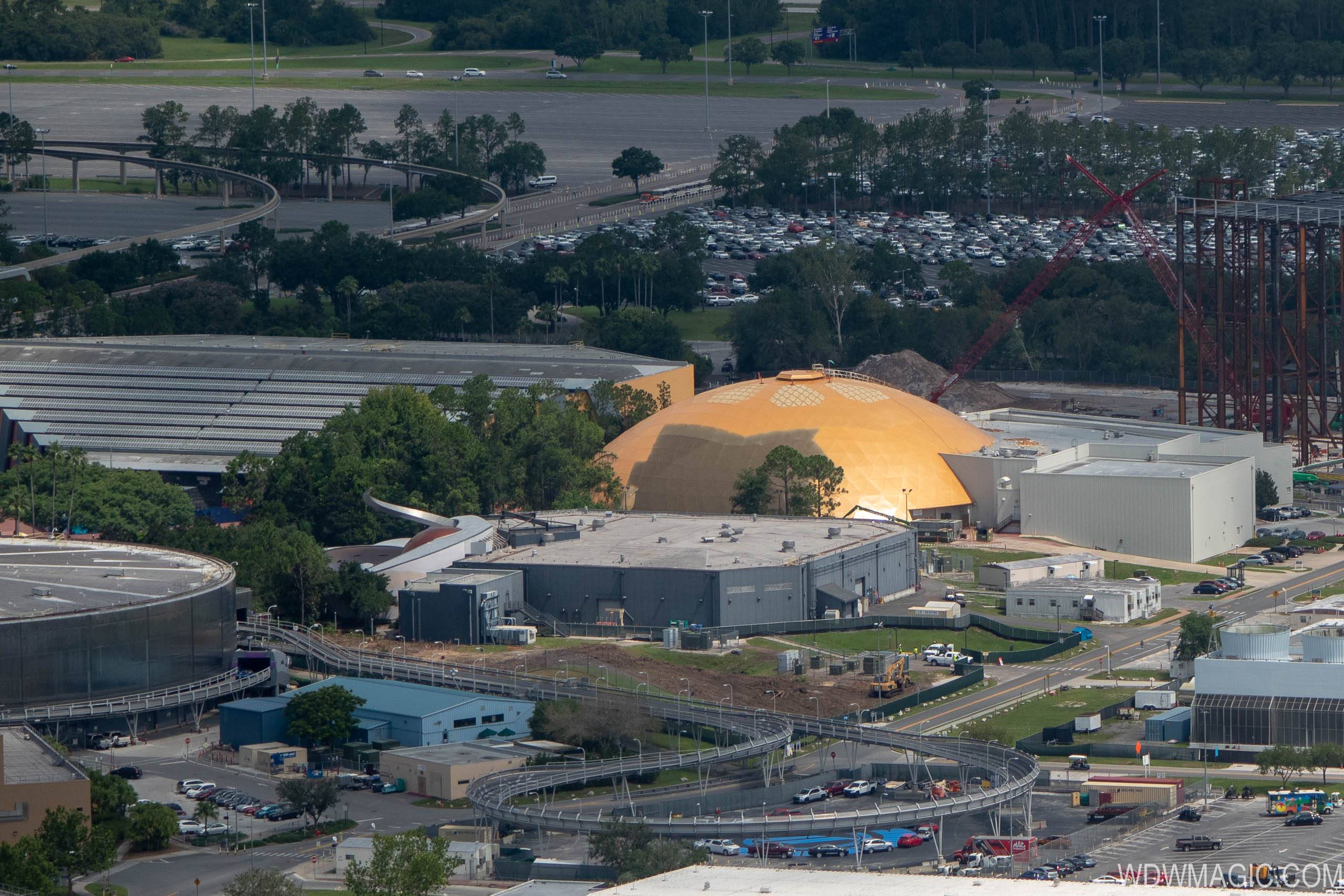 PHOTO - Epcot's Space-themed restaurant ground clearing gets underway