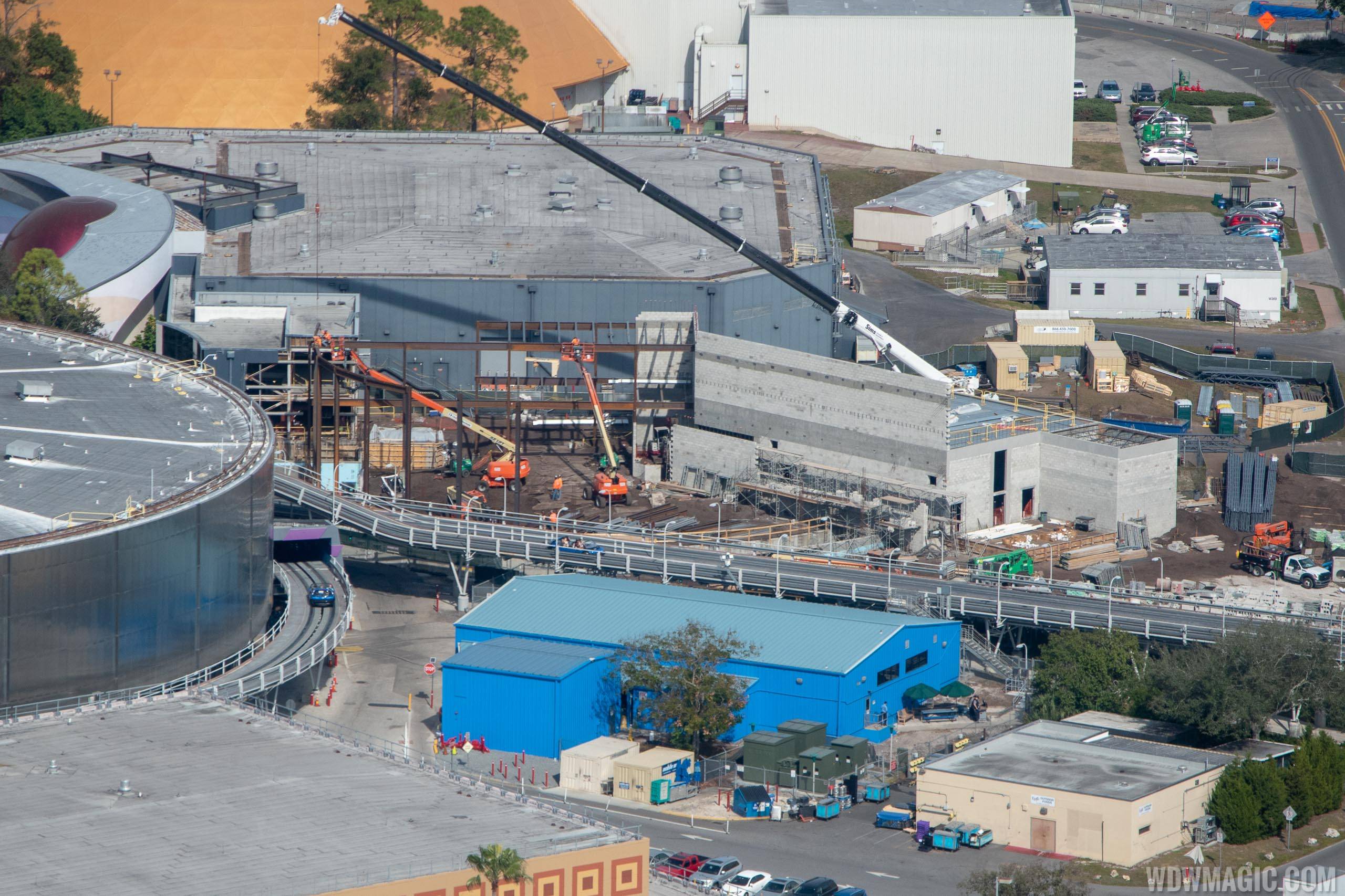Epcot Space Restaurant construction - January 2019