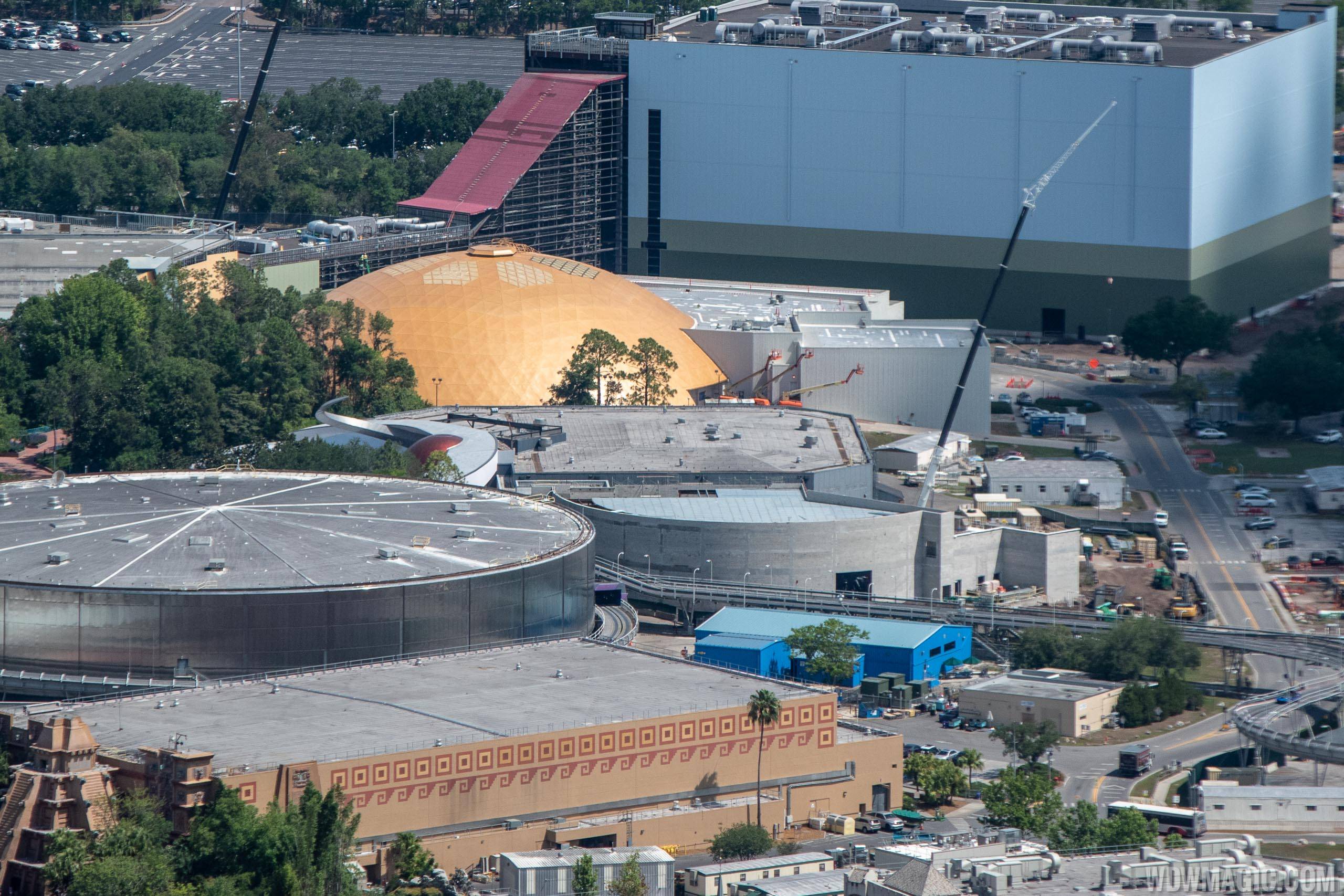 Epcot Space Restaurant construction - May 2019