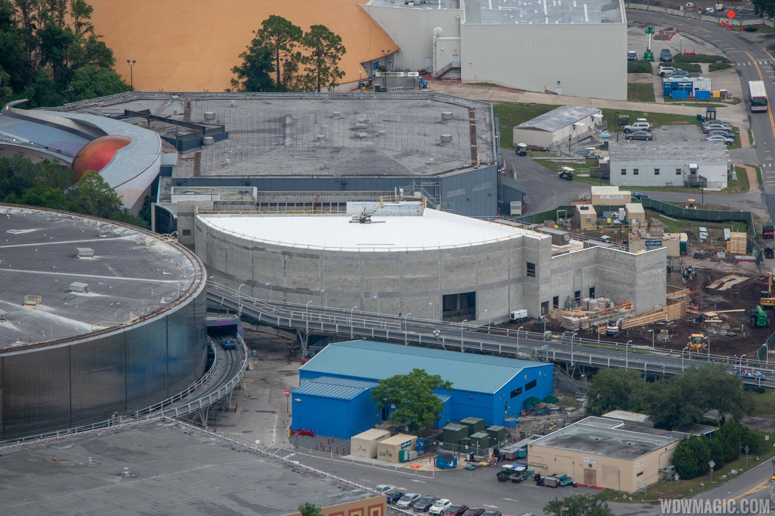 PHOTOS - Helicopter view of Epcot's upcoming Space themed restaurant