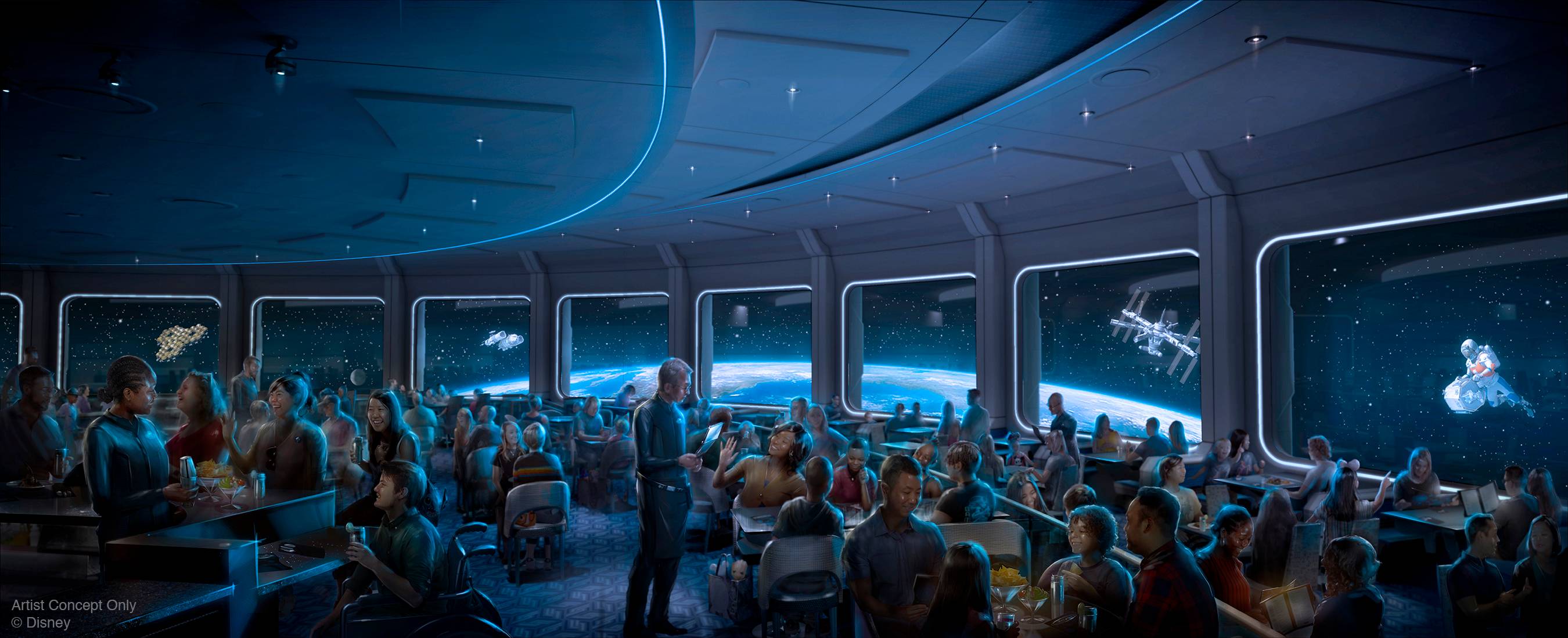 Reservation and menu details for Space 220 coming soon to EPCOT
