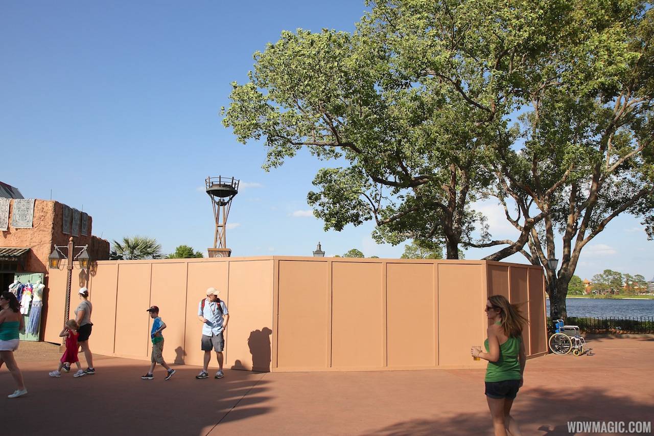 Construction walls up for Spice Road Table