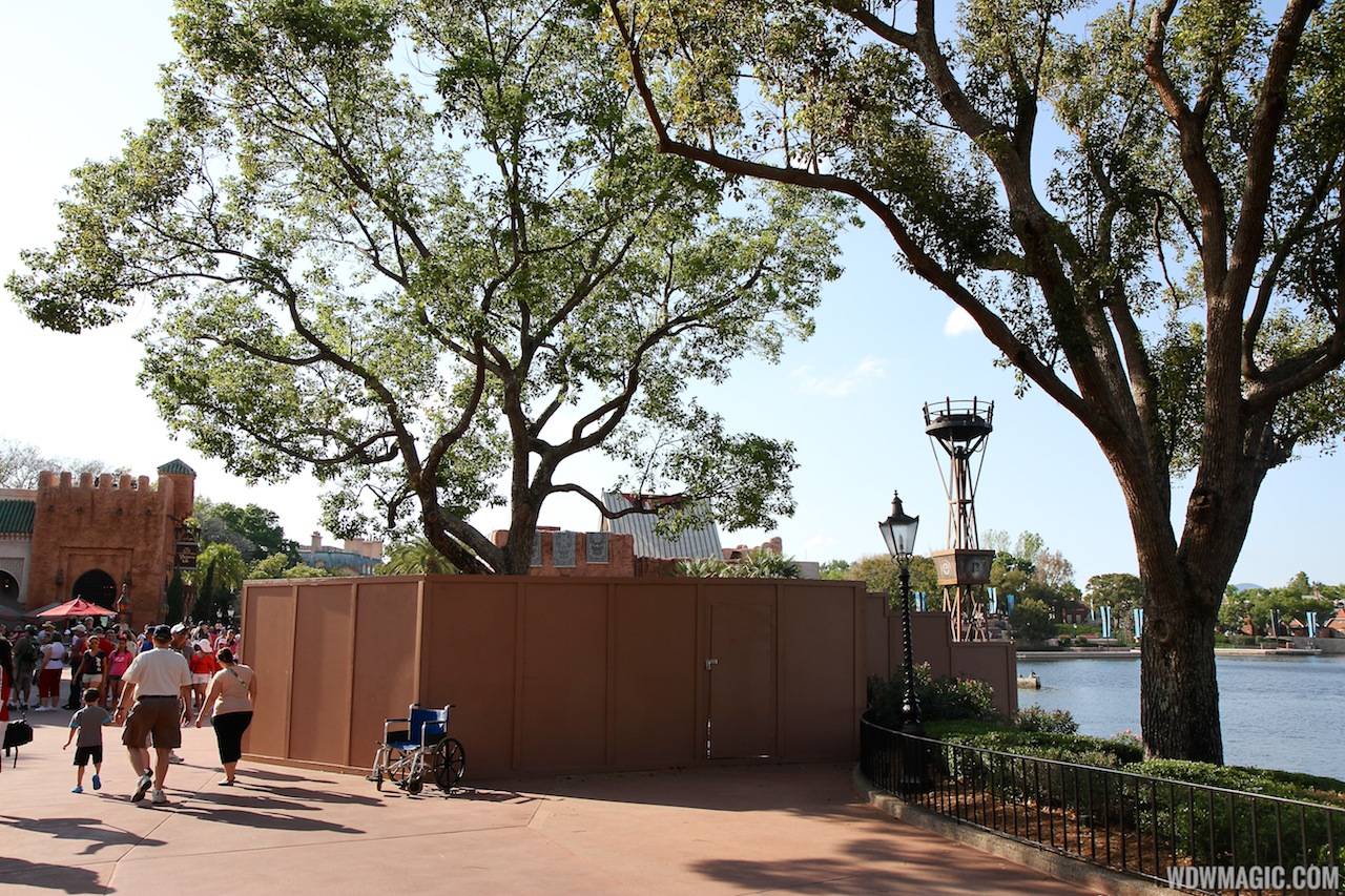 Construction walls up for Spice Road Table
