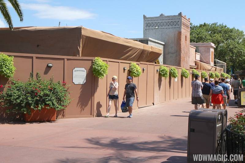 PHOTOS - Latest look at Epcot's Spice Road Table under construction