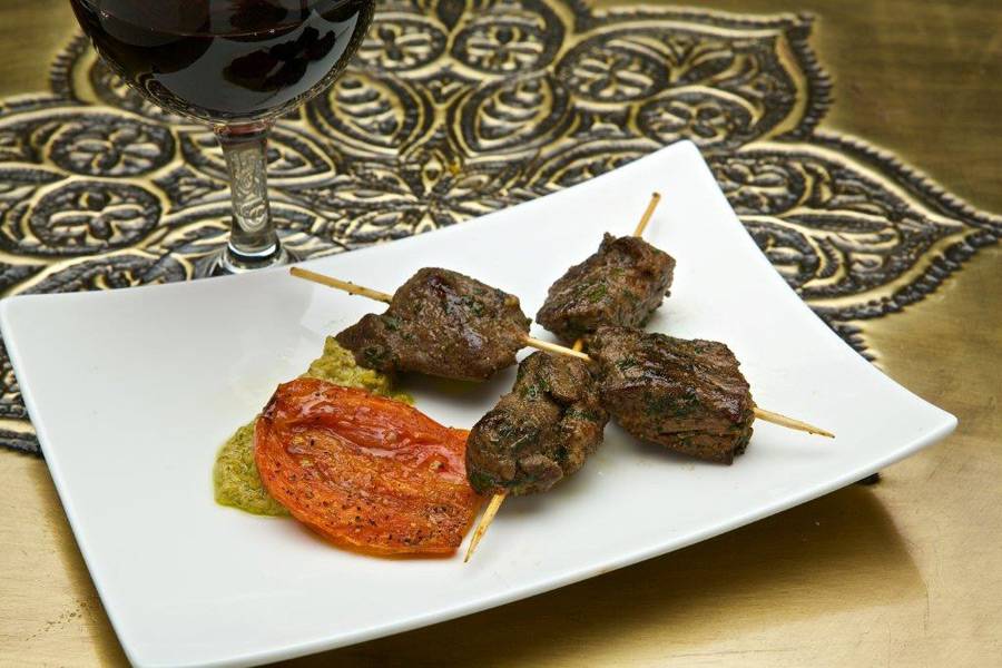 Spice Road Table food - Lamb Kebab
