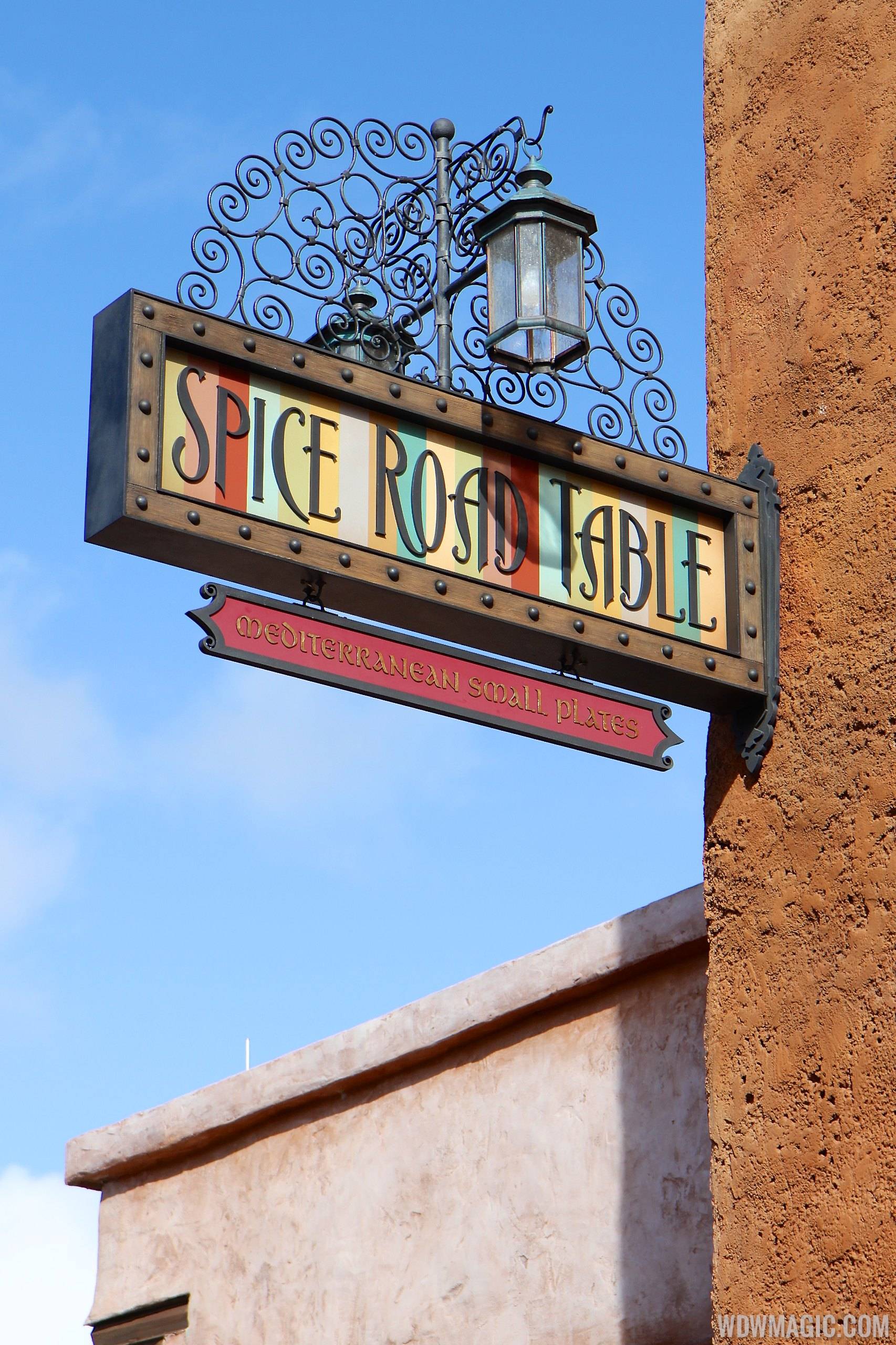 Spice Road Table sign