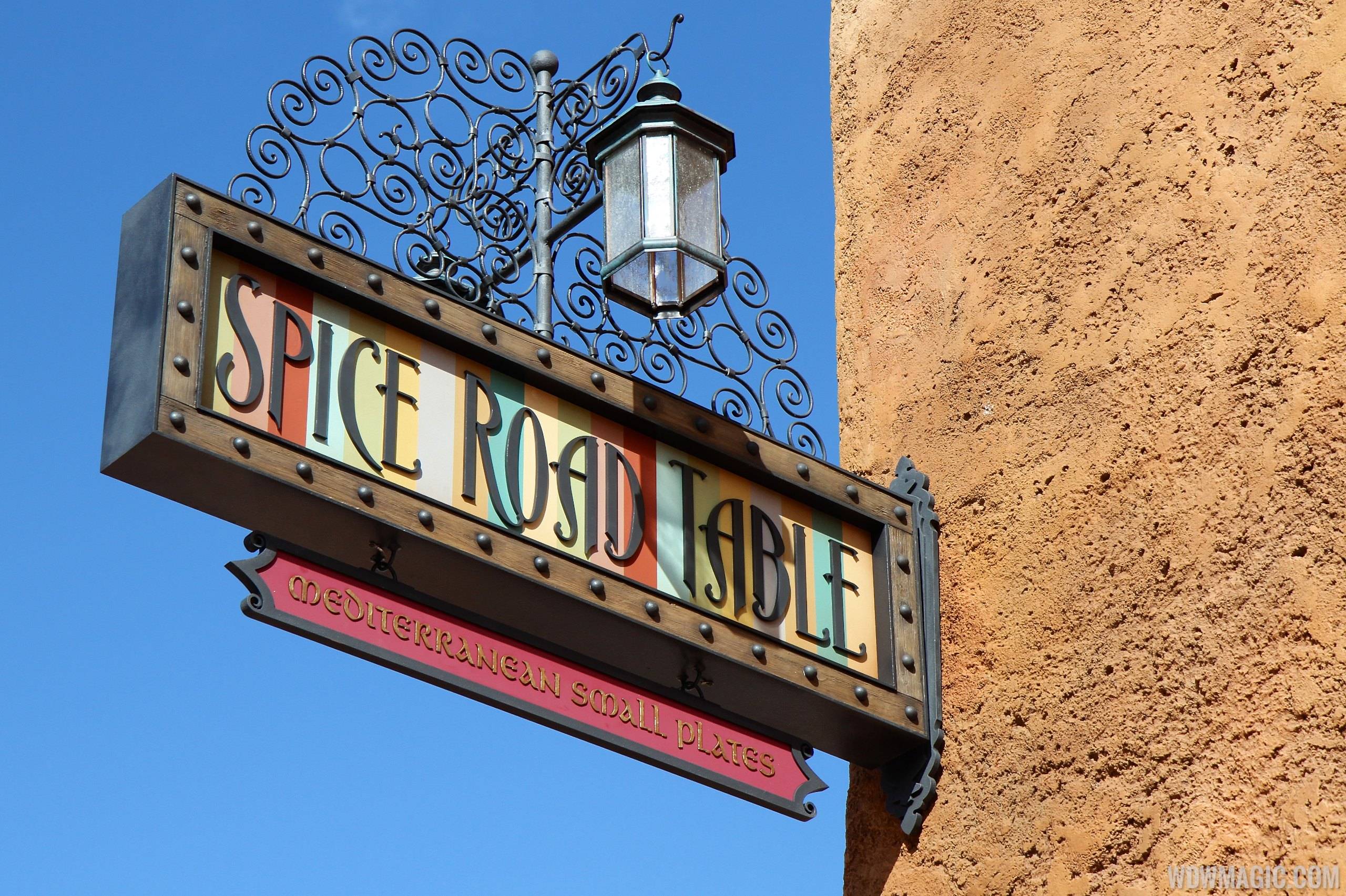 Spice Road Table signage