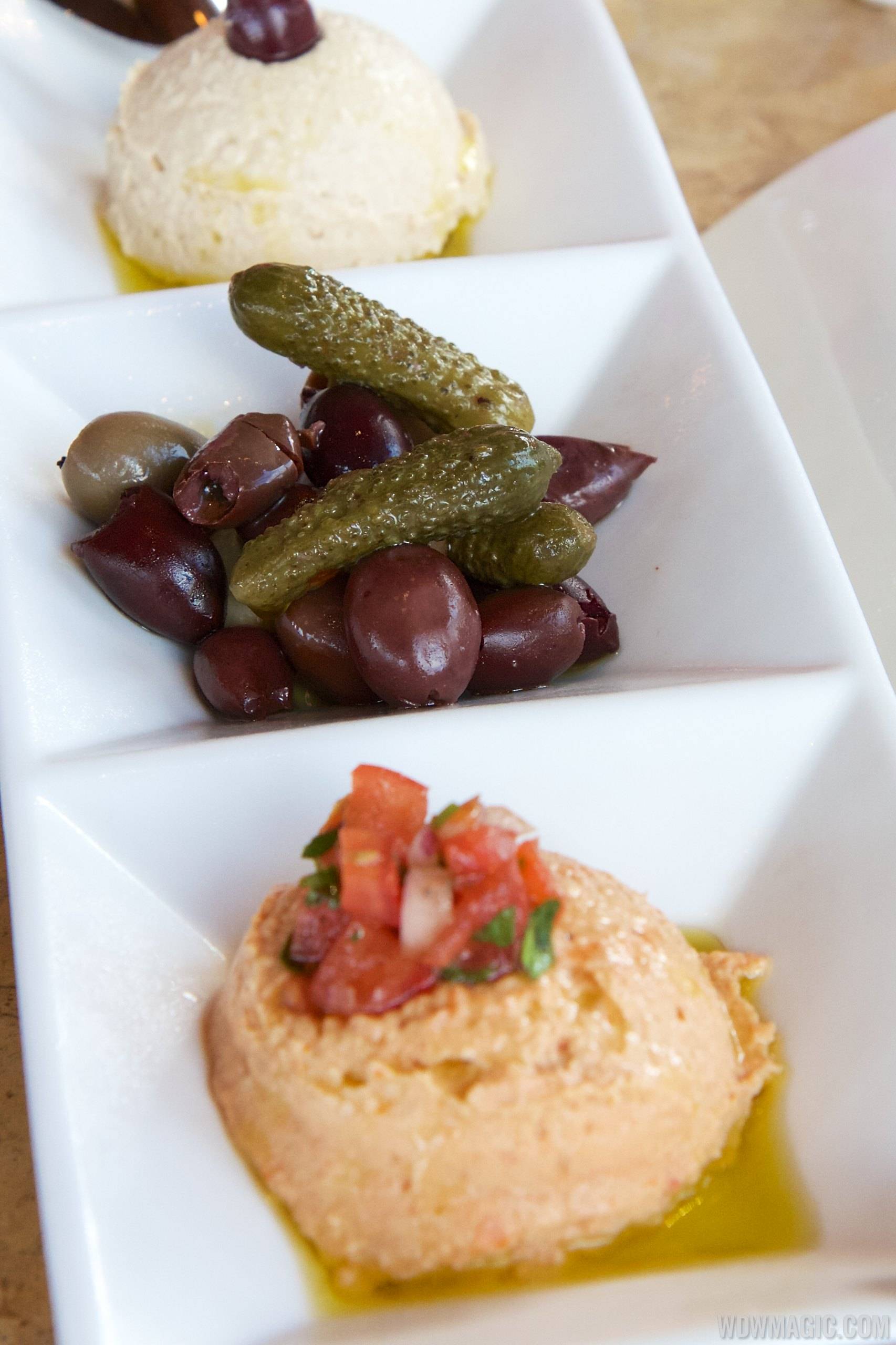 Spice Road Table - Imported Olives and Hummus $10